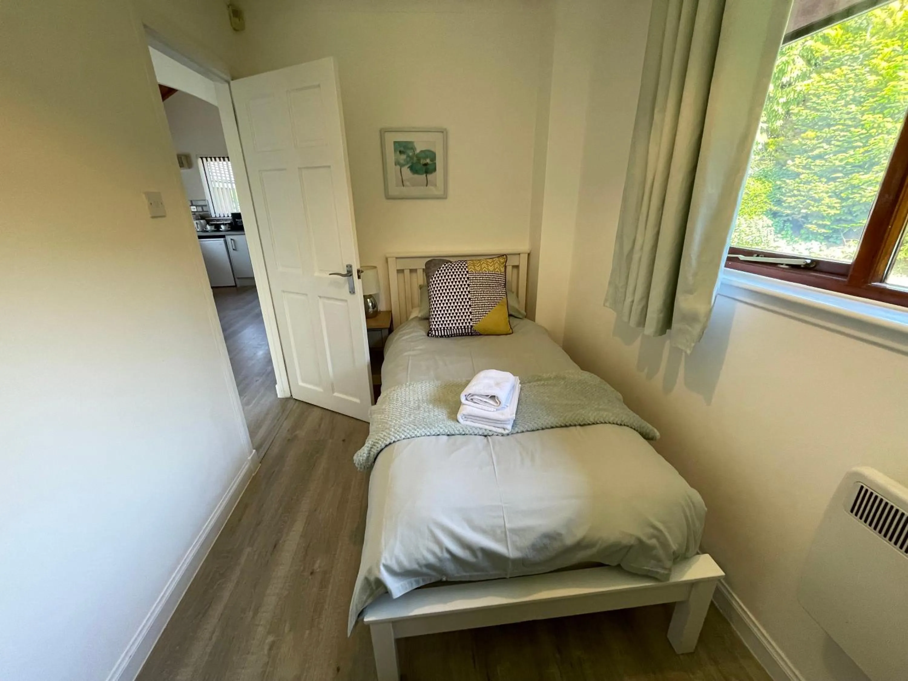 Bed in Wellsfield Farm Holiday Lodges