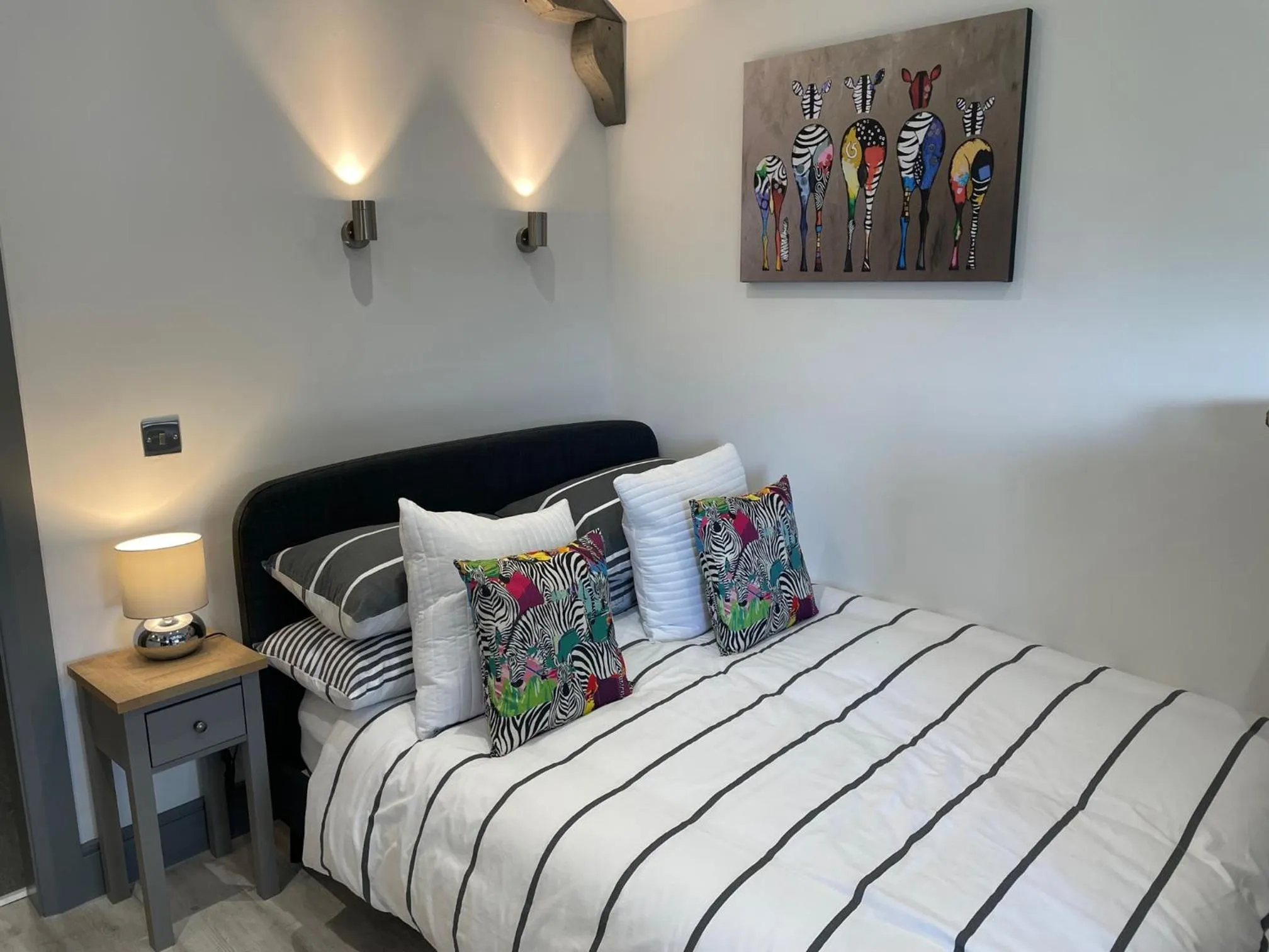 Bed in Wellsfield Farm Holiday Lodges