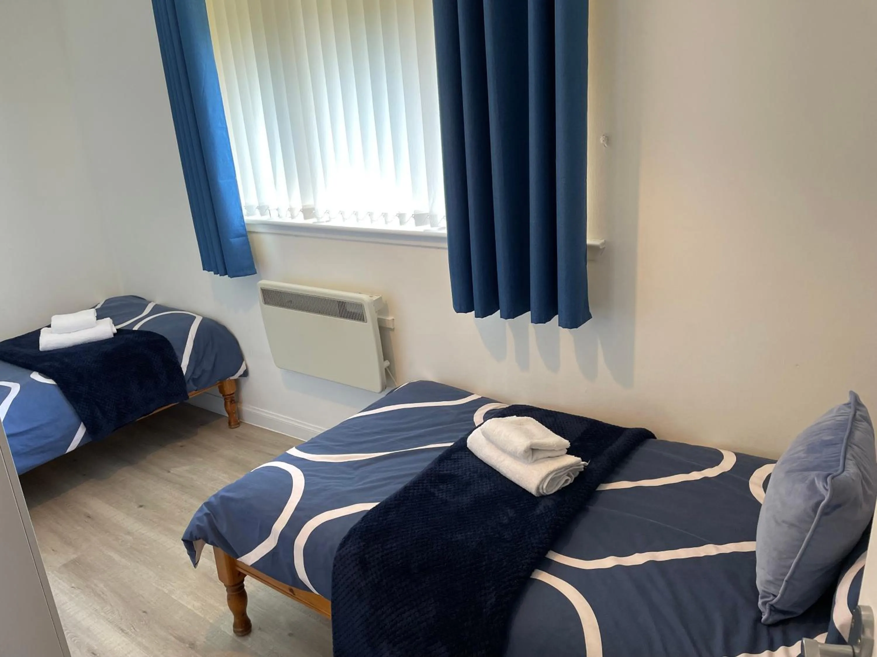 Bed in Wellsfield Farm Holiday Lodges