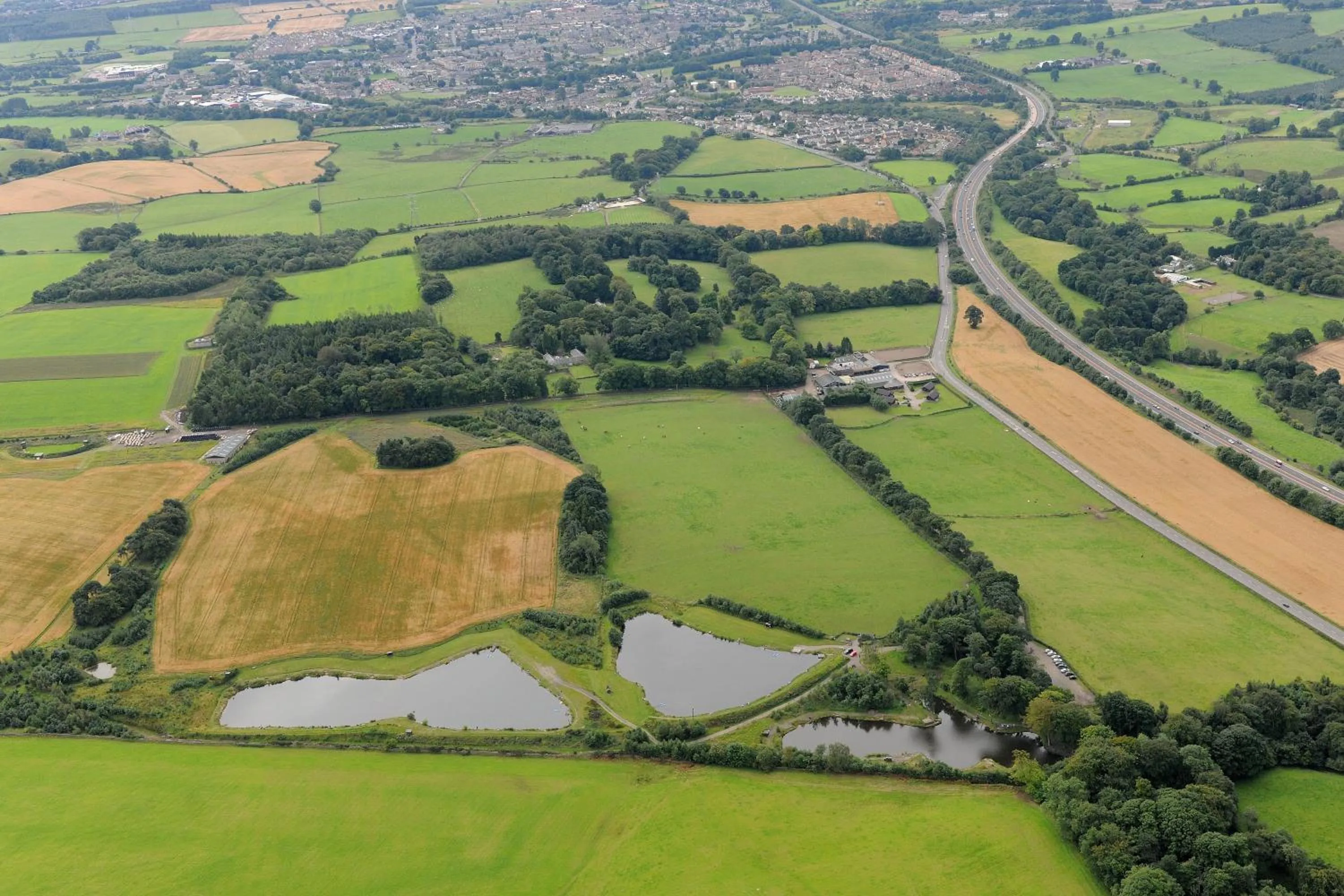 Natural landscape in Wellsfield Farm Holiday Lodges