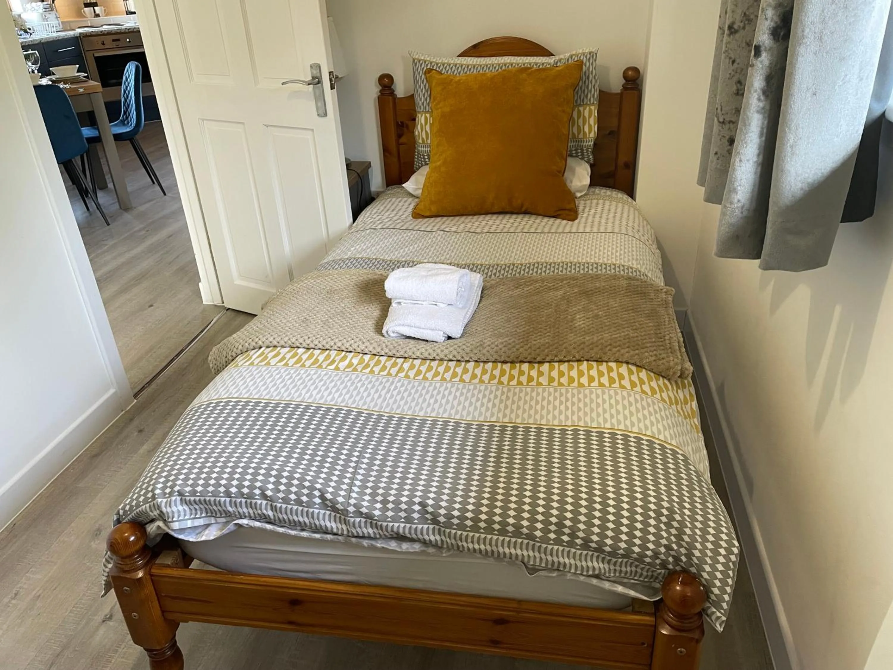 Bed in Wellsfield Farm Holiday Lodges