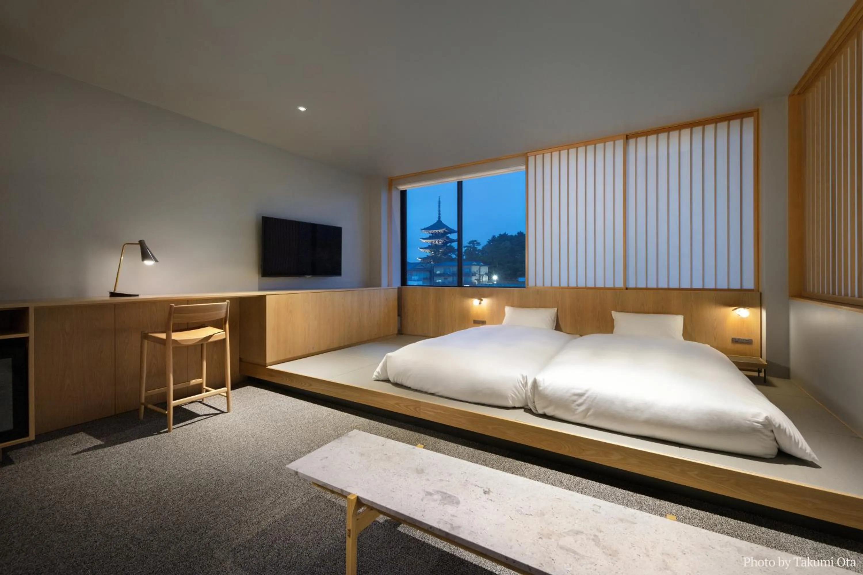 Photo of the whole room, Bed in MIROKU NARA by THE SHARE HOTELS