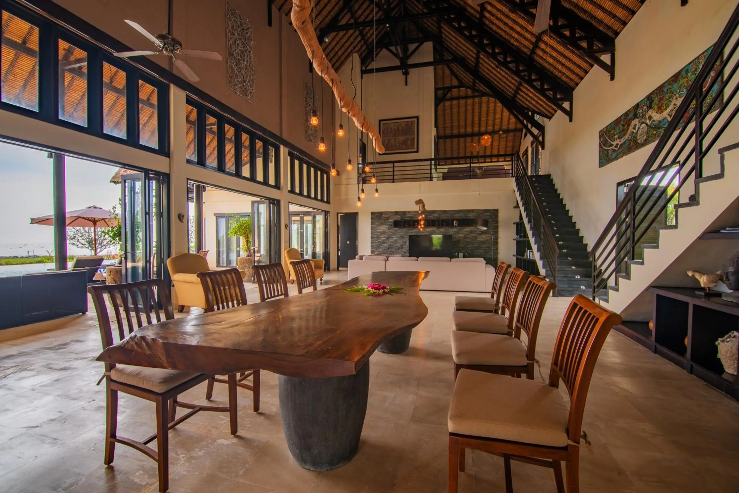 Dining area in Villa Bali Il Mare