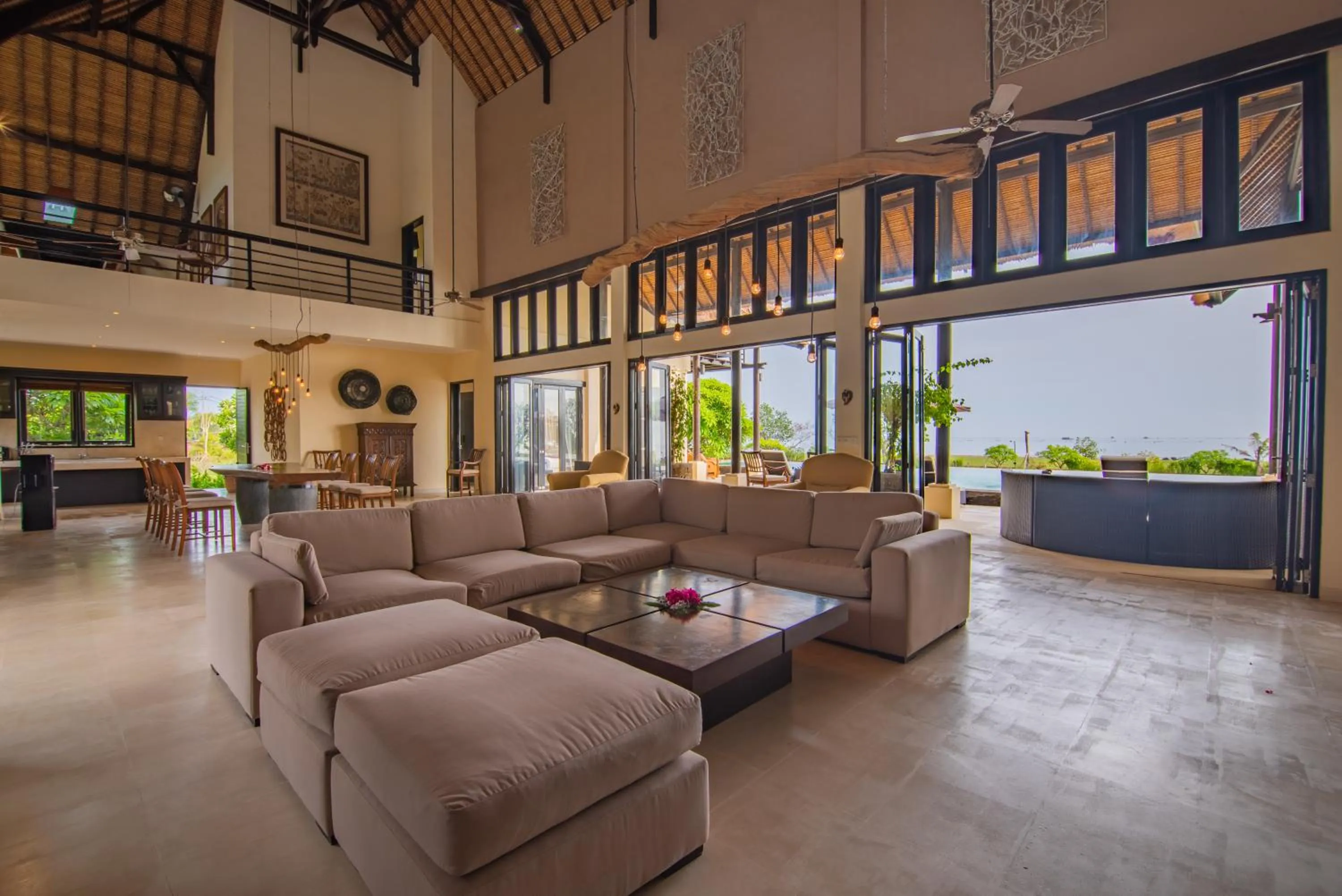 Living room in Villa Bali Il Mare