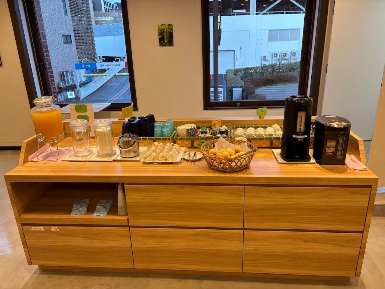 Food and drinks in APA Hotel Nagano