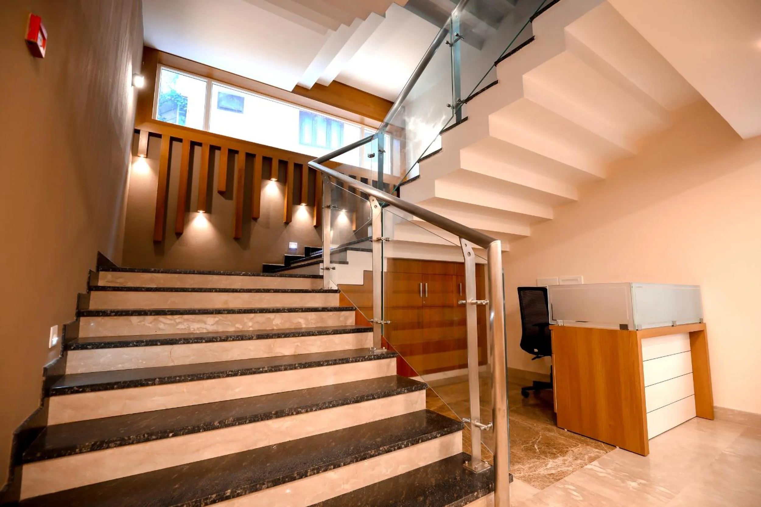 Lobby or reception in Krishnavalsam Regency