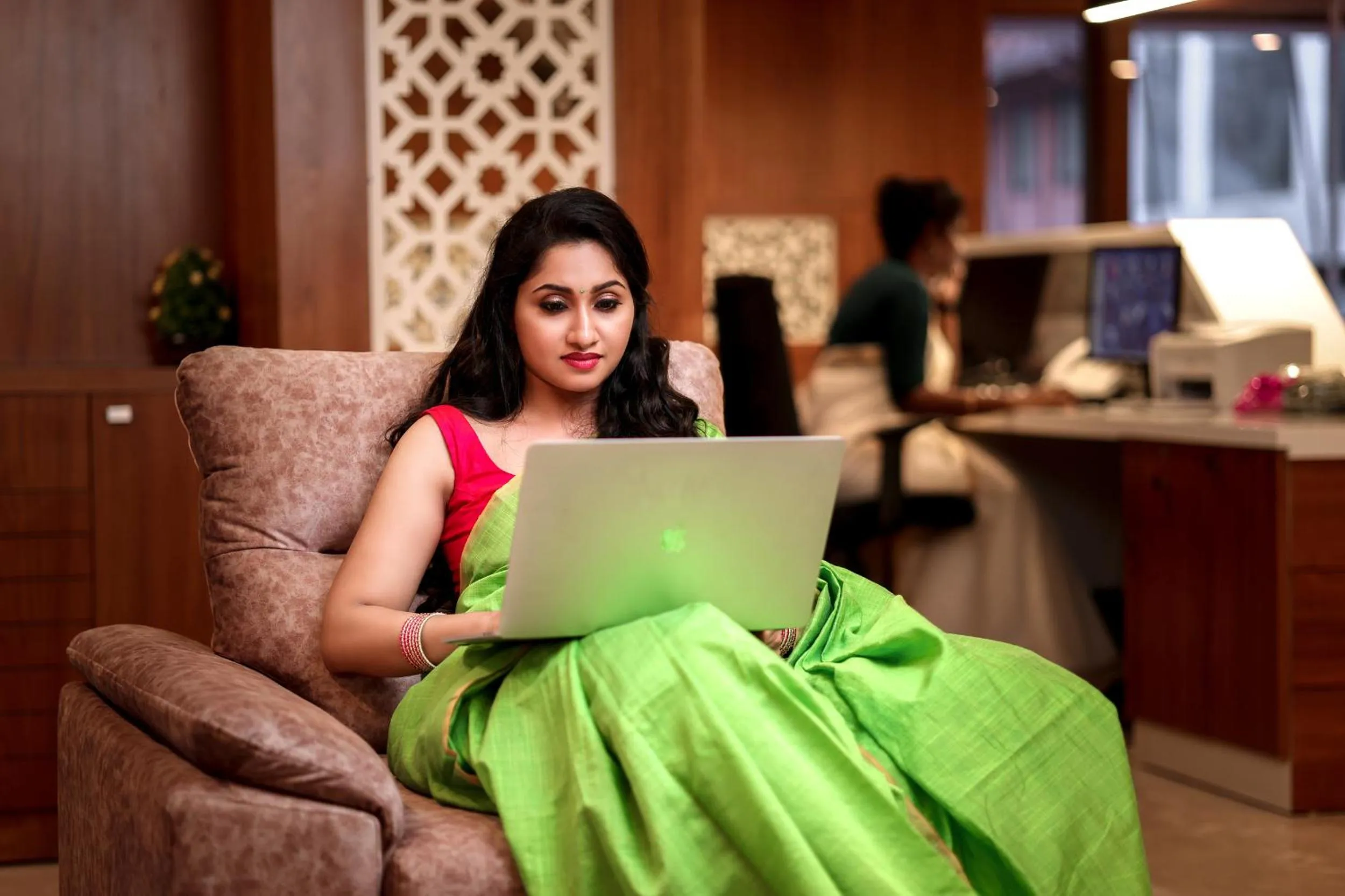 Lobby or reception in Krishnavalsam Regency