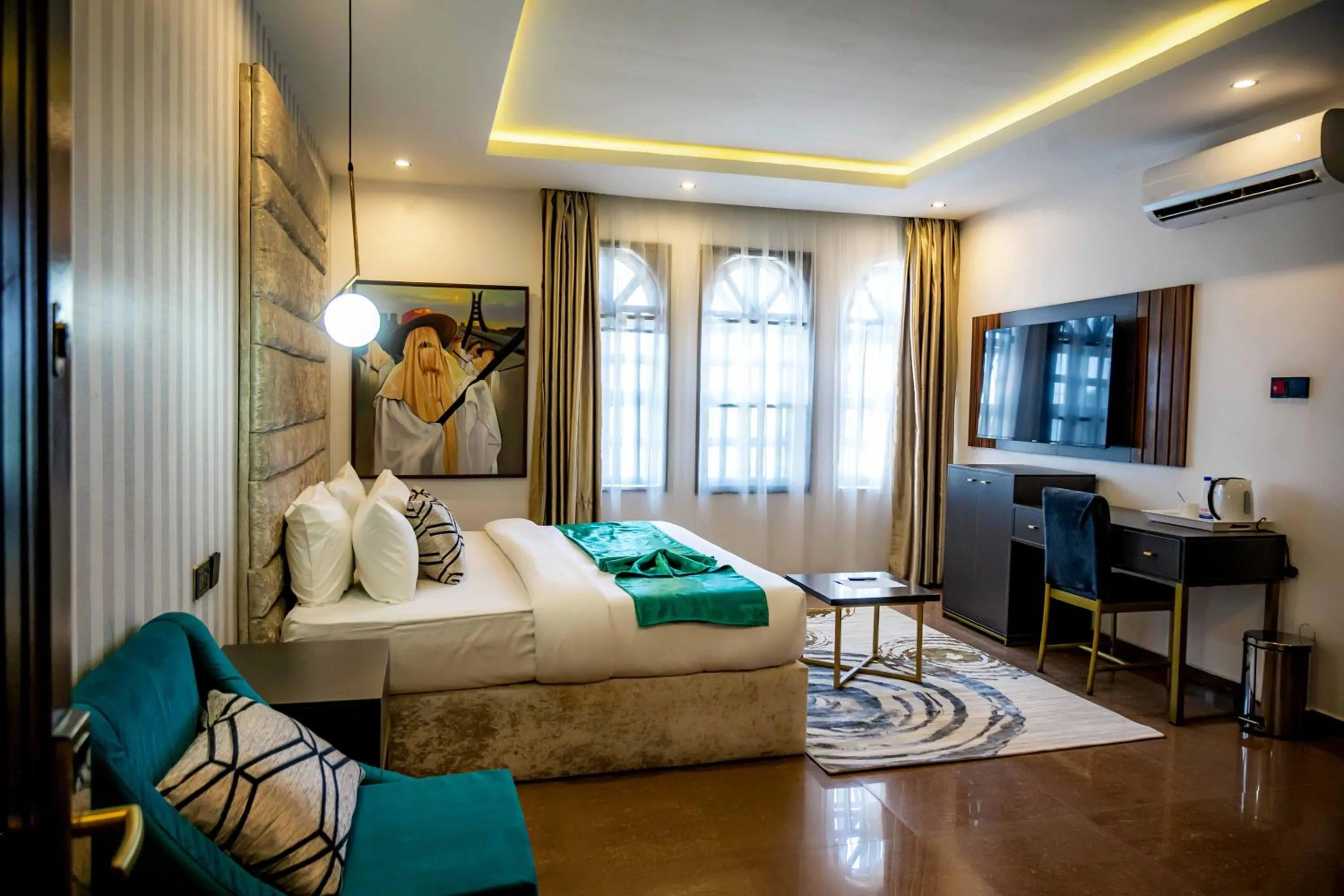 Bed in Gordonsville Escape Boutique Hotel