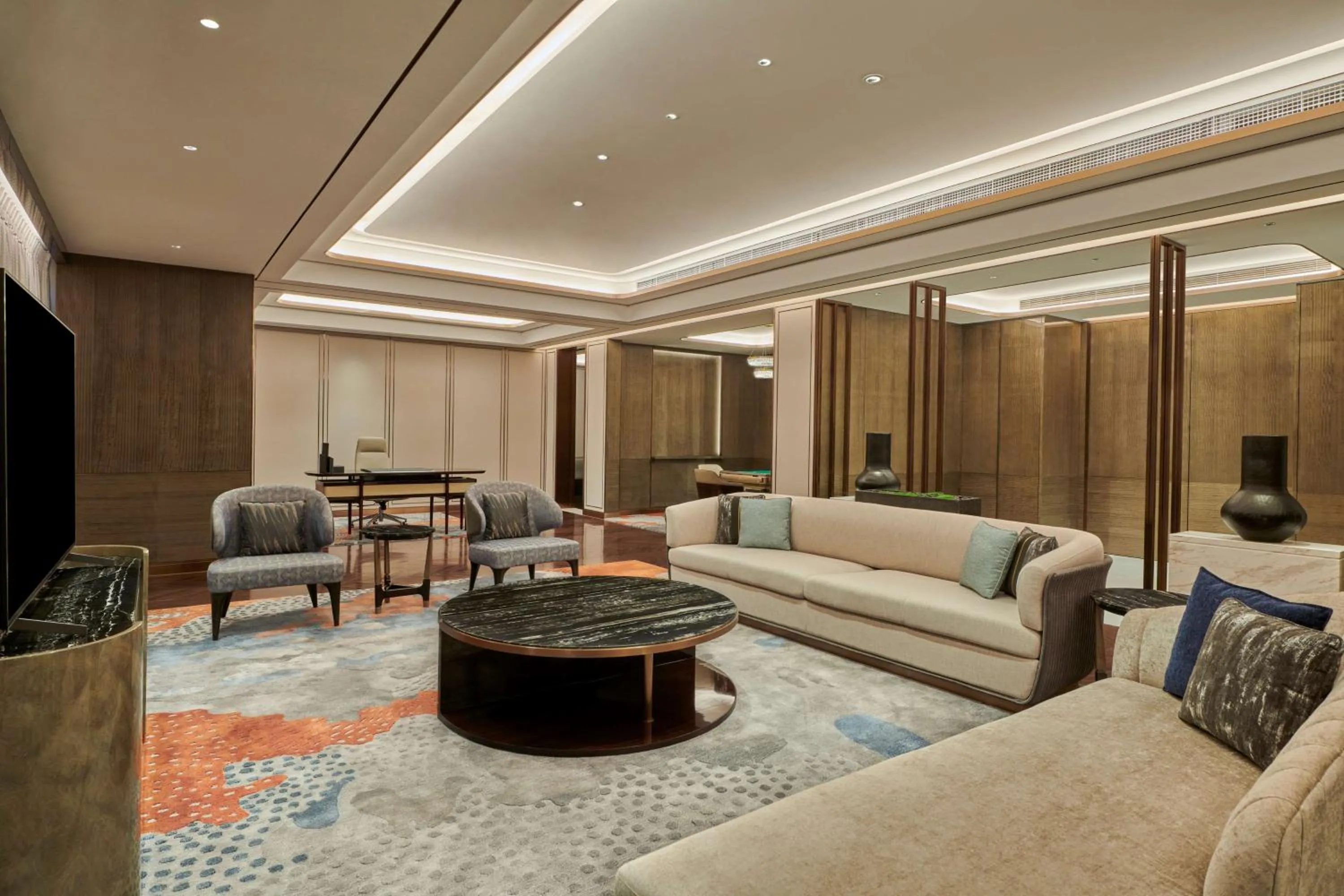 Living room in Hilton Yancheng