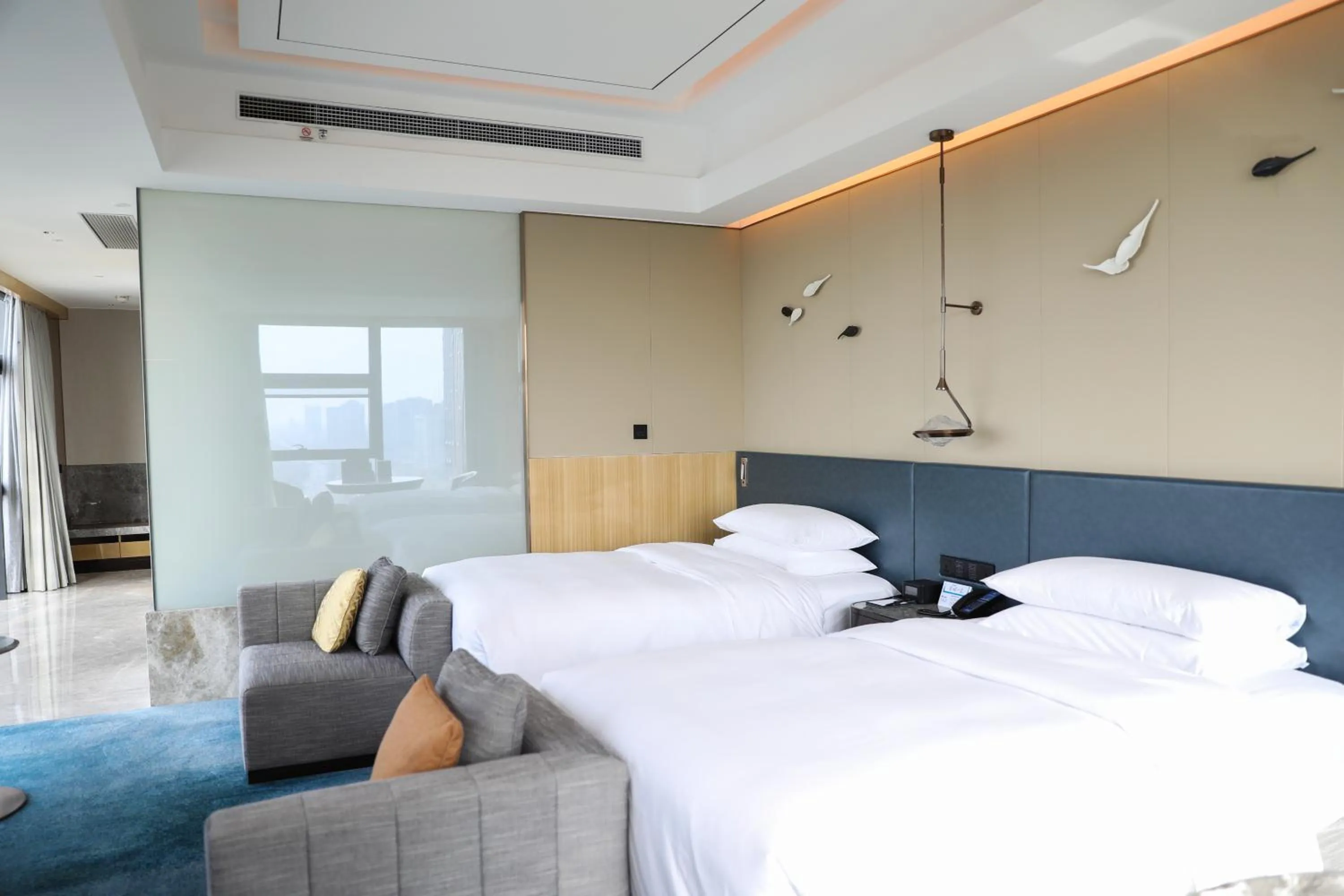 Bedroom, Bed in Hilton Yancheng