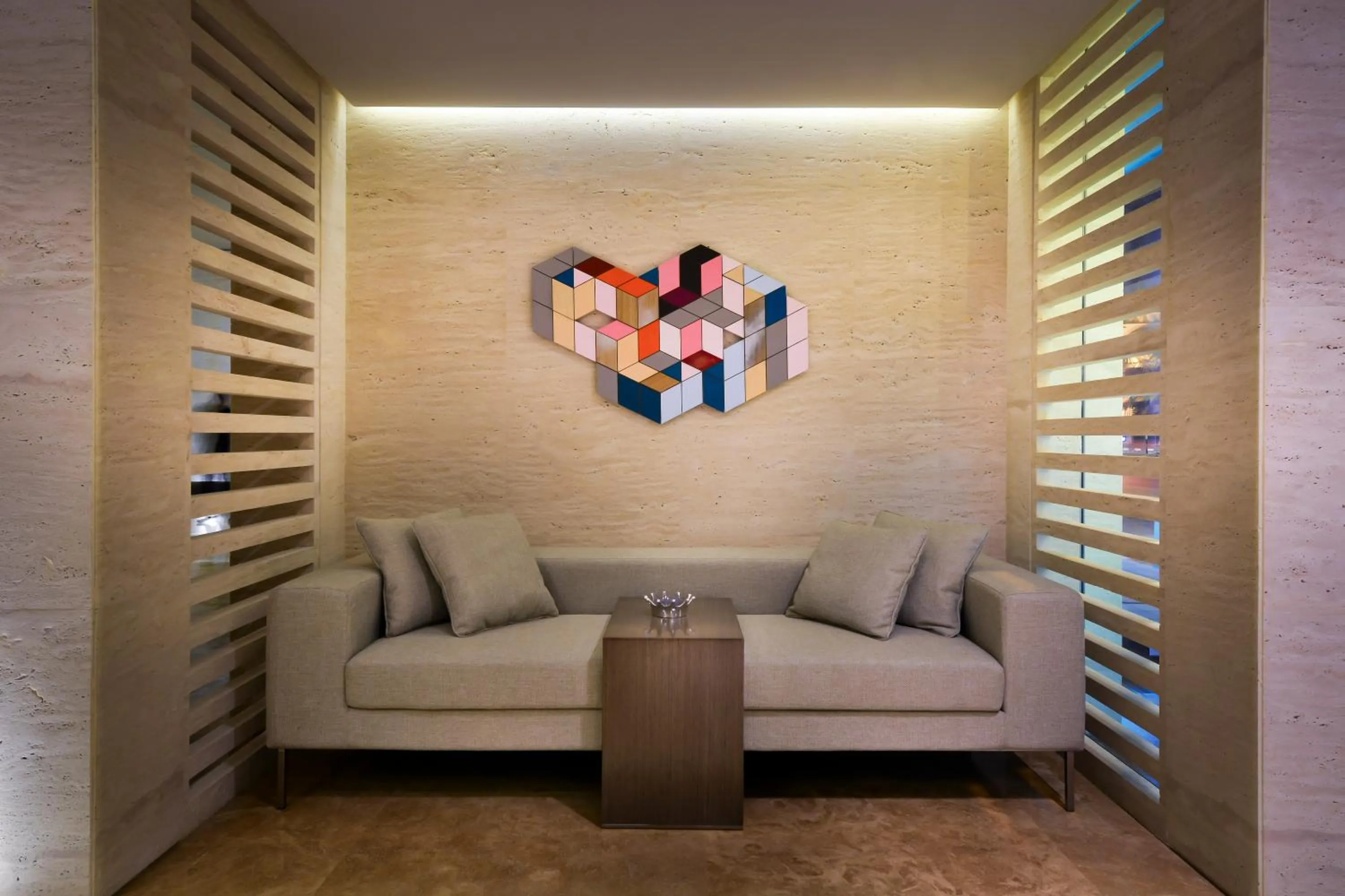 Seating area in 72 Hotel Sharjah