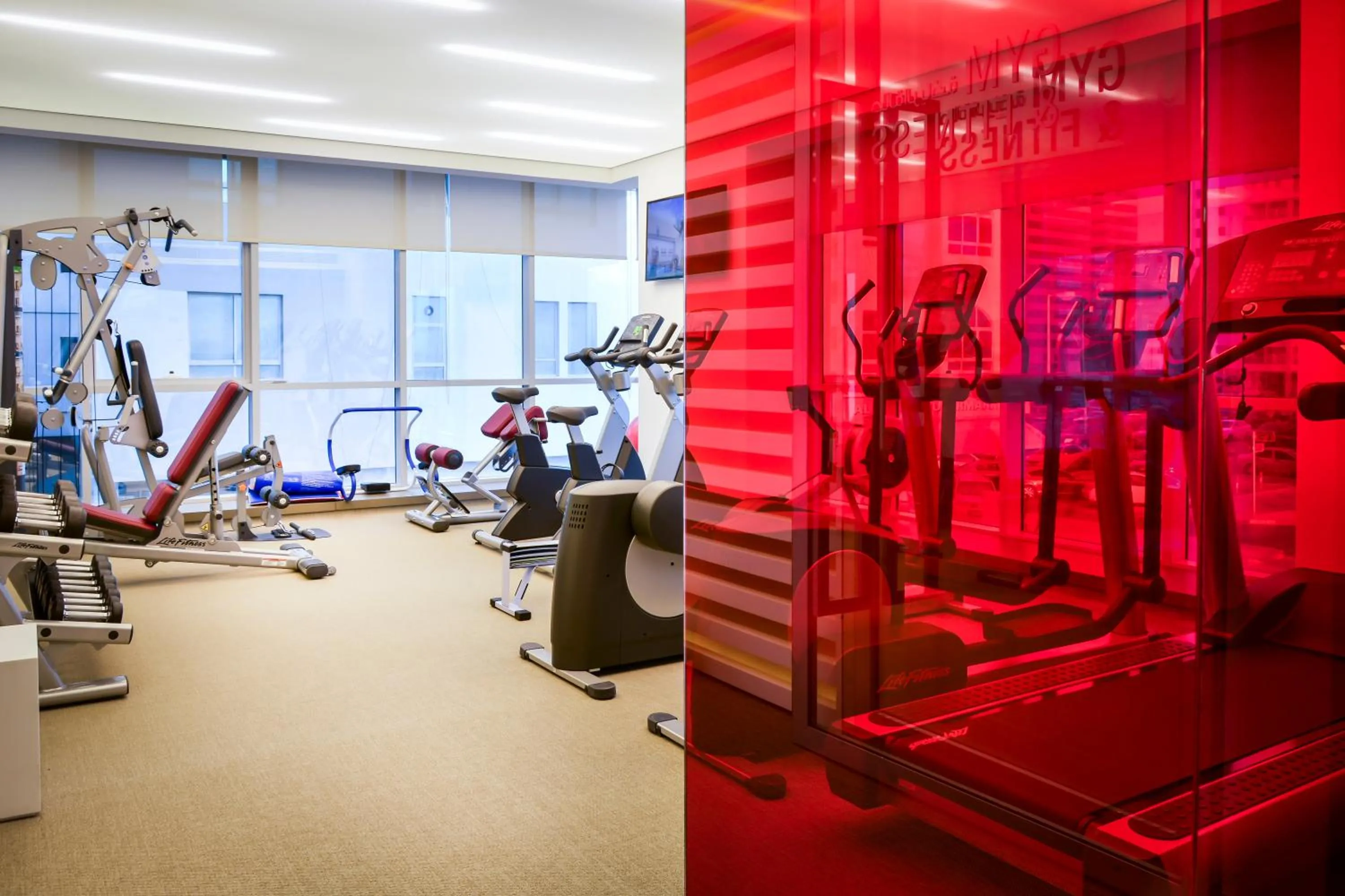 Fitness centre/facilities in 72 Hotel Sharjah