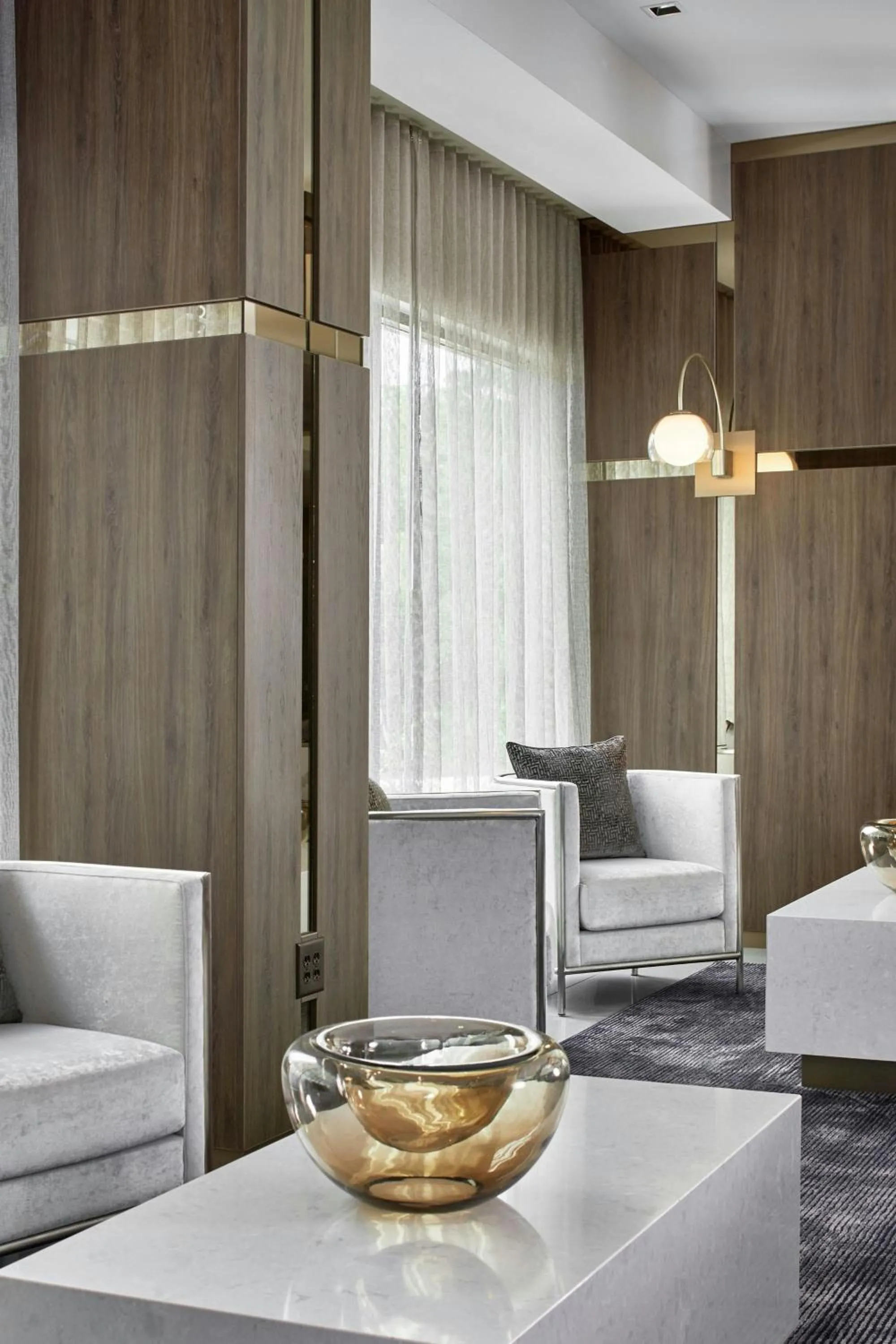 Lobby or reception in AC Hotel by Marriott Durham Duke University