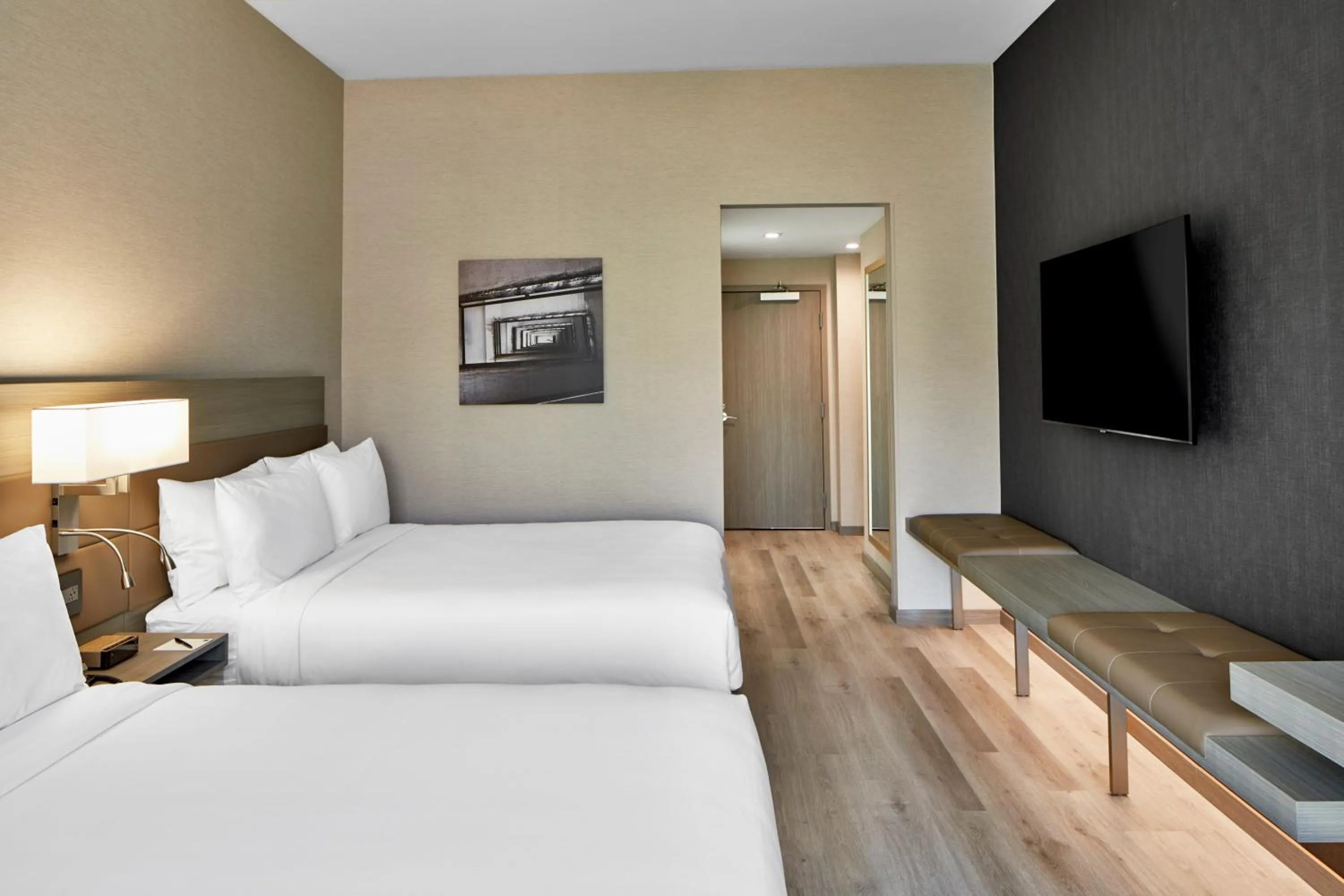 Bed in AC Hotel by Marriott Durham Duke University