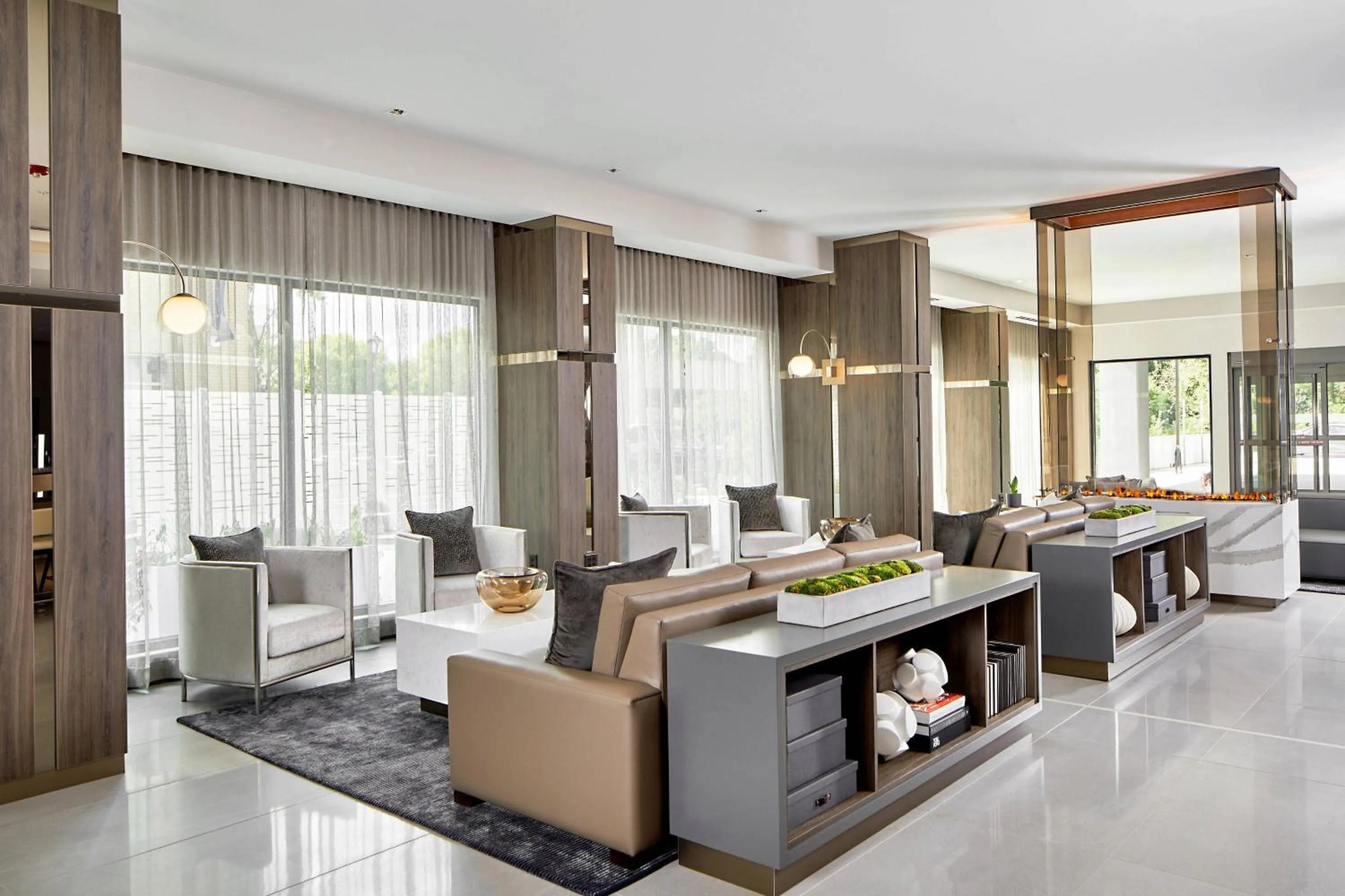 Lobby or reception in AC Hotel by Marriott Durham Duke University