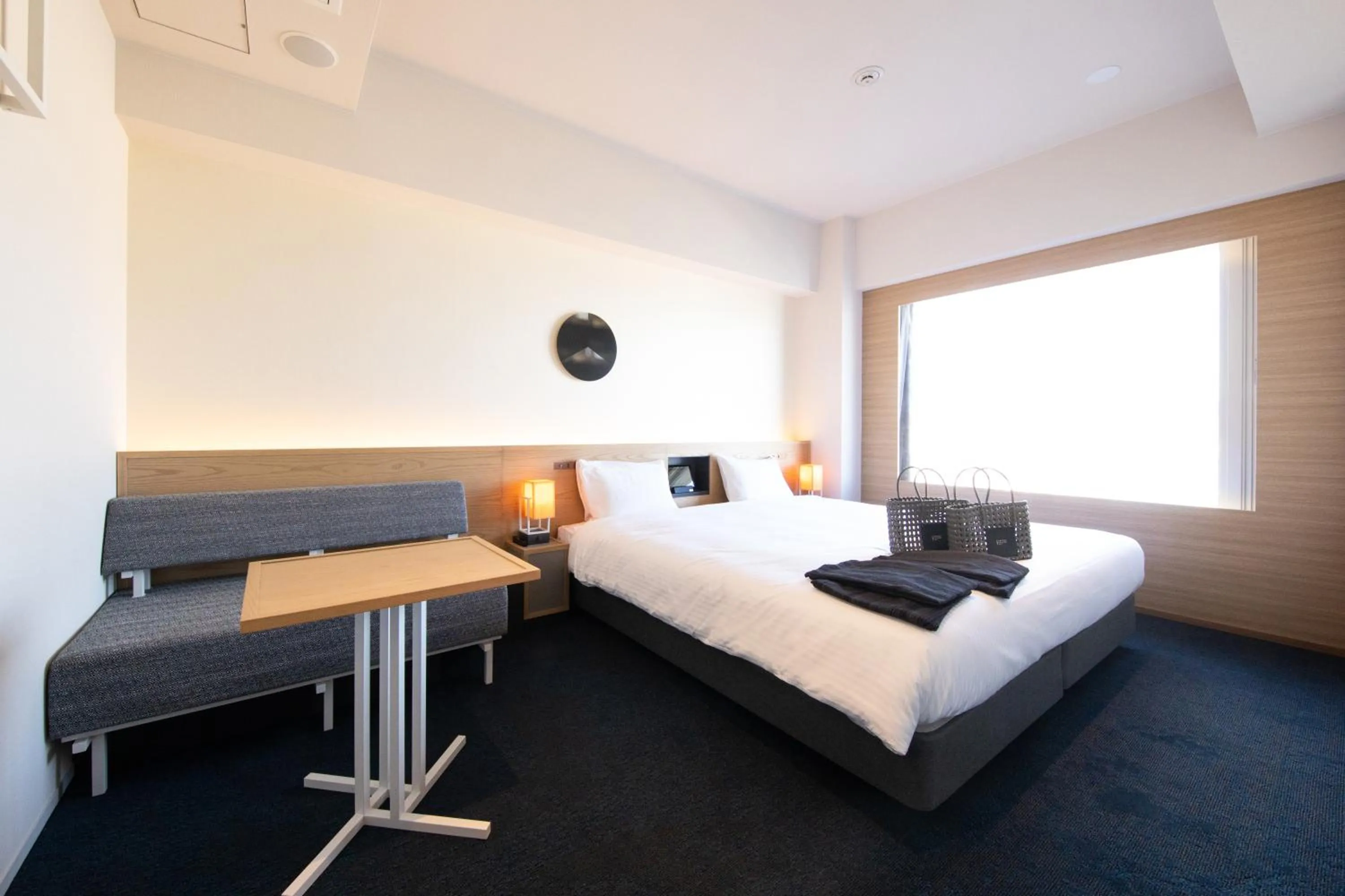 Photo of the whole room, Bed in AMANEK Beppu YULA-RE