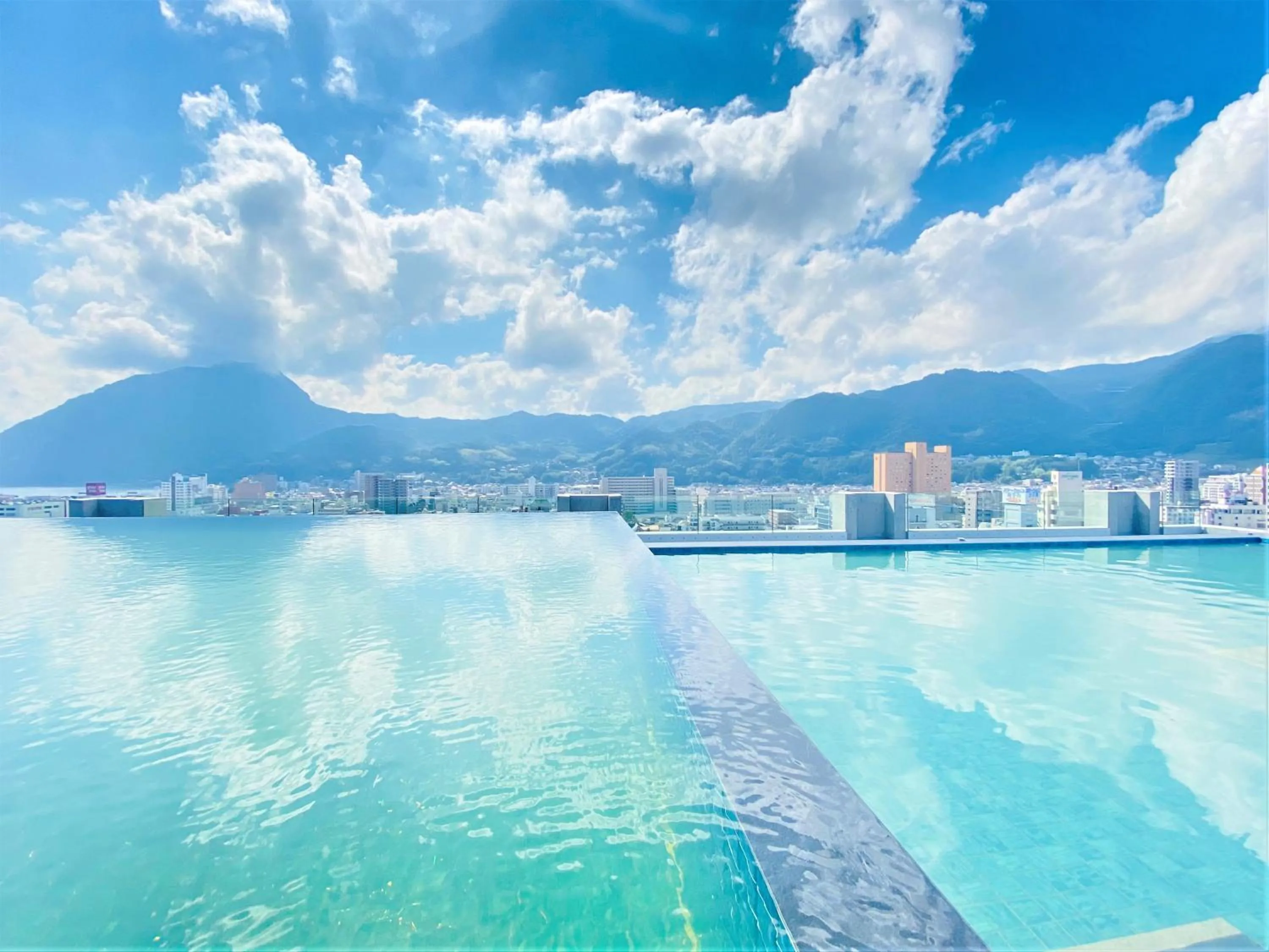 Swimming pool in AMANEK Beppu YULA-RE