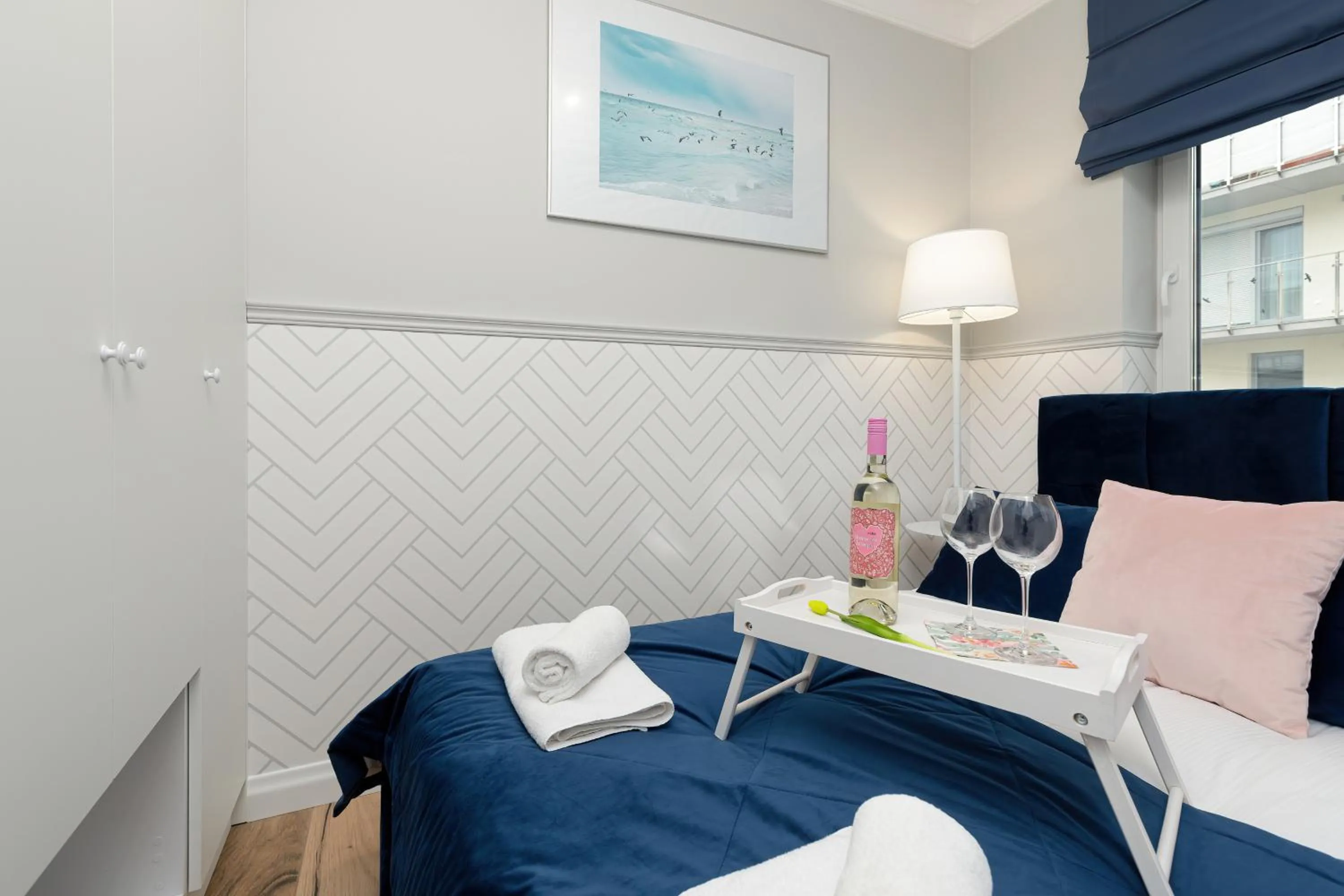 Bedroom, Bed in Apartamenty Osiedle Bursztynowe II by Noclegi Renters