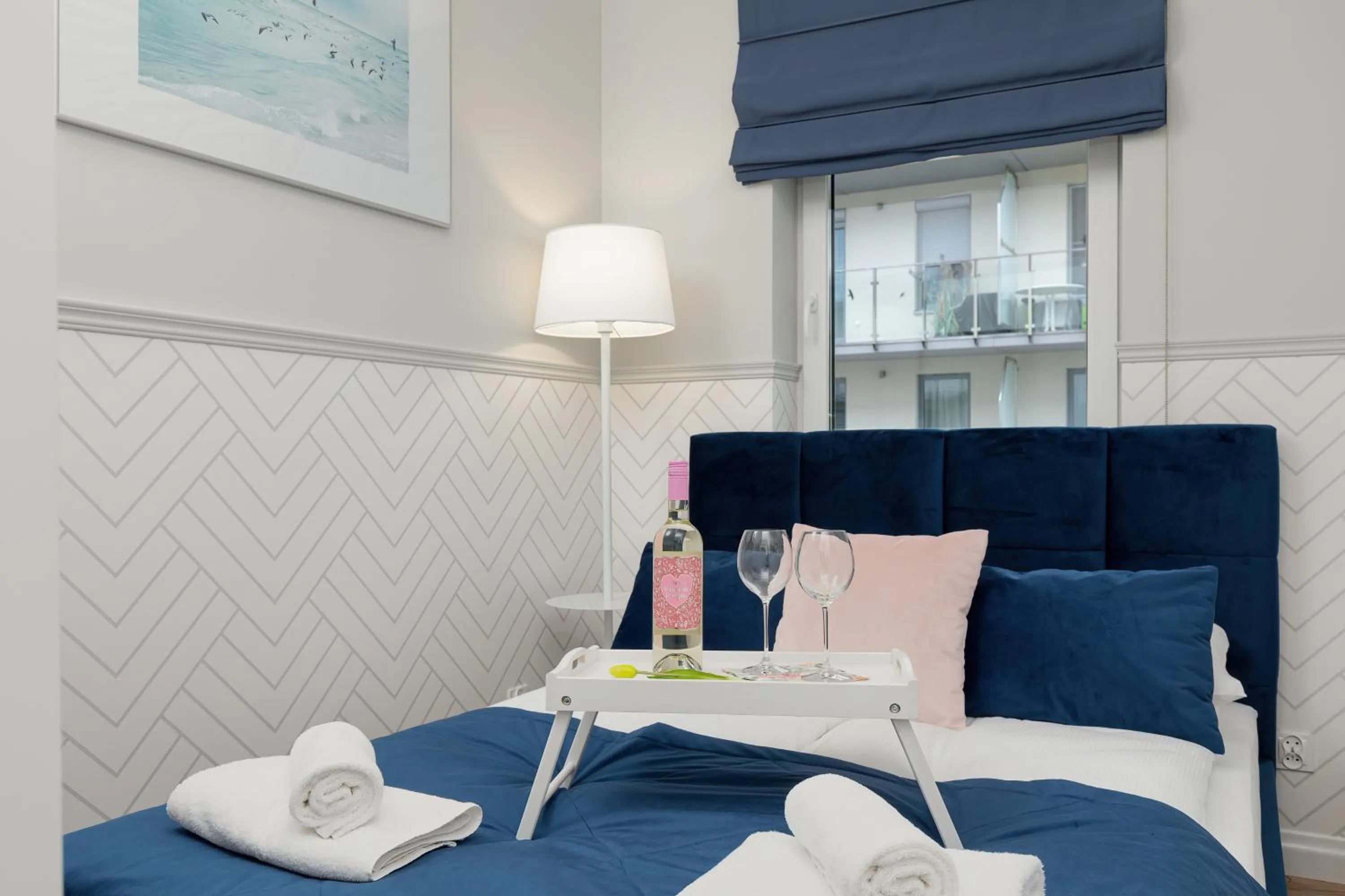 Bed in Apartamenty Osiedle Bursztynowe II by Noclegi Renters