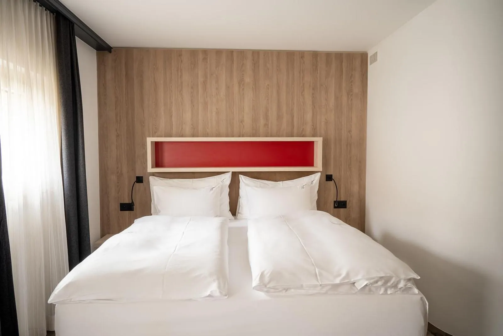 Bed in Boutiquehotel Thessoni Classic & Self service Residence Home Zürich