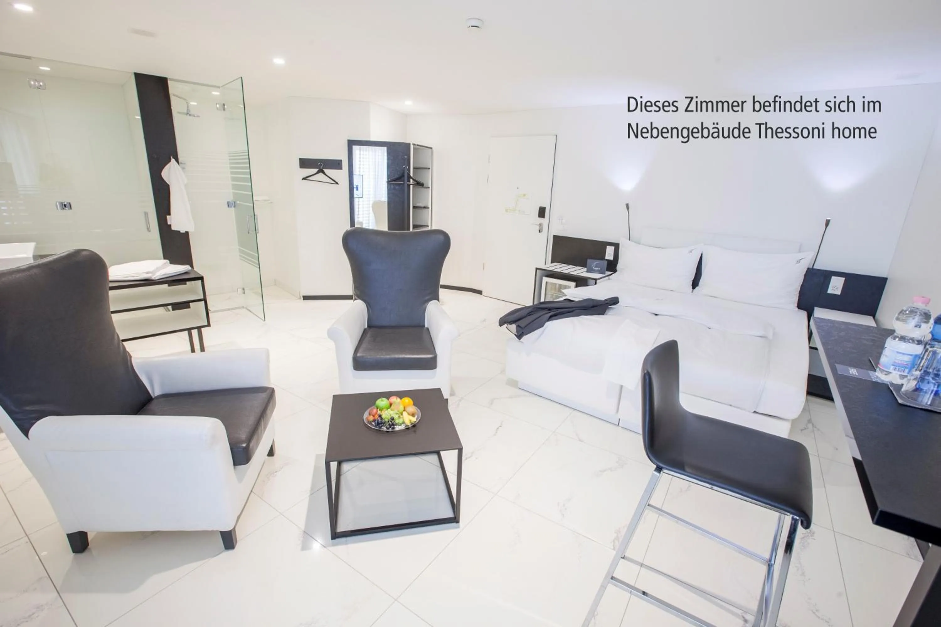 Photo of the whole room in Boutiquehotel Thessoni Classic & Self service Residence Home Zürich