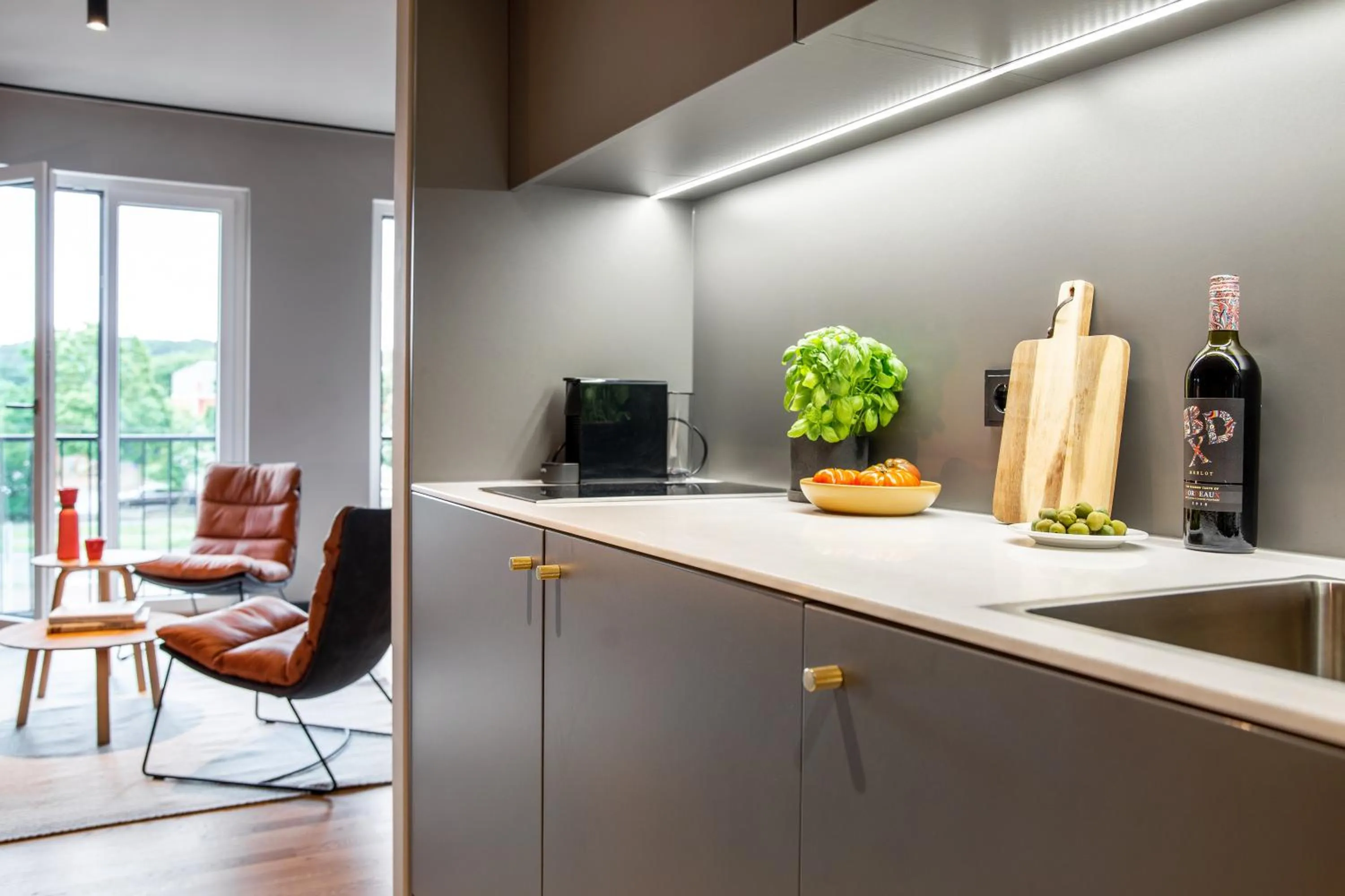 Kitchen or kitchenette in ipartment Braunschweig