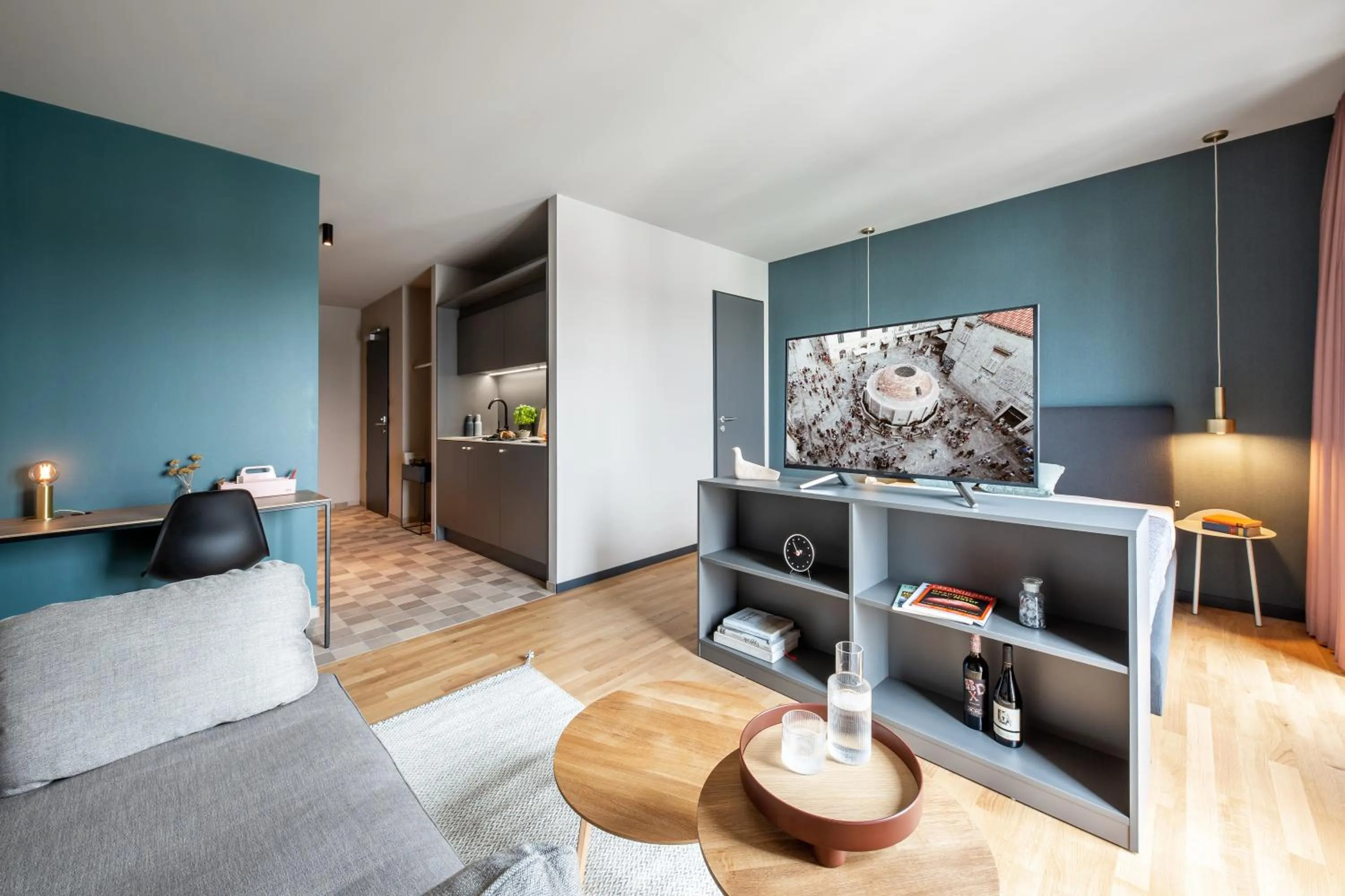 Living room in ipartment Braunschweig