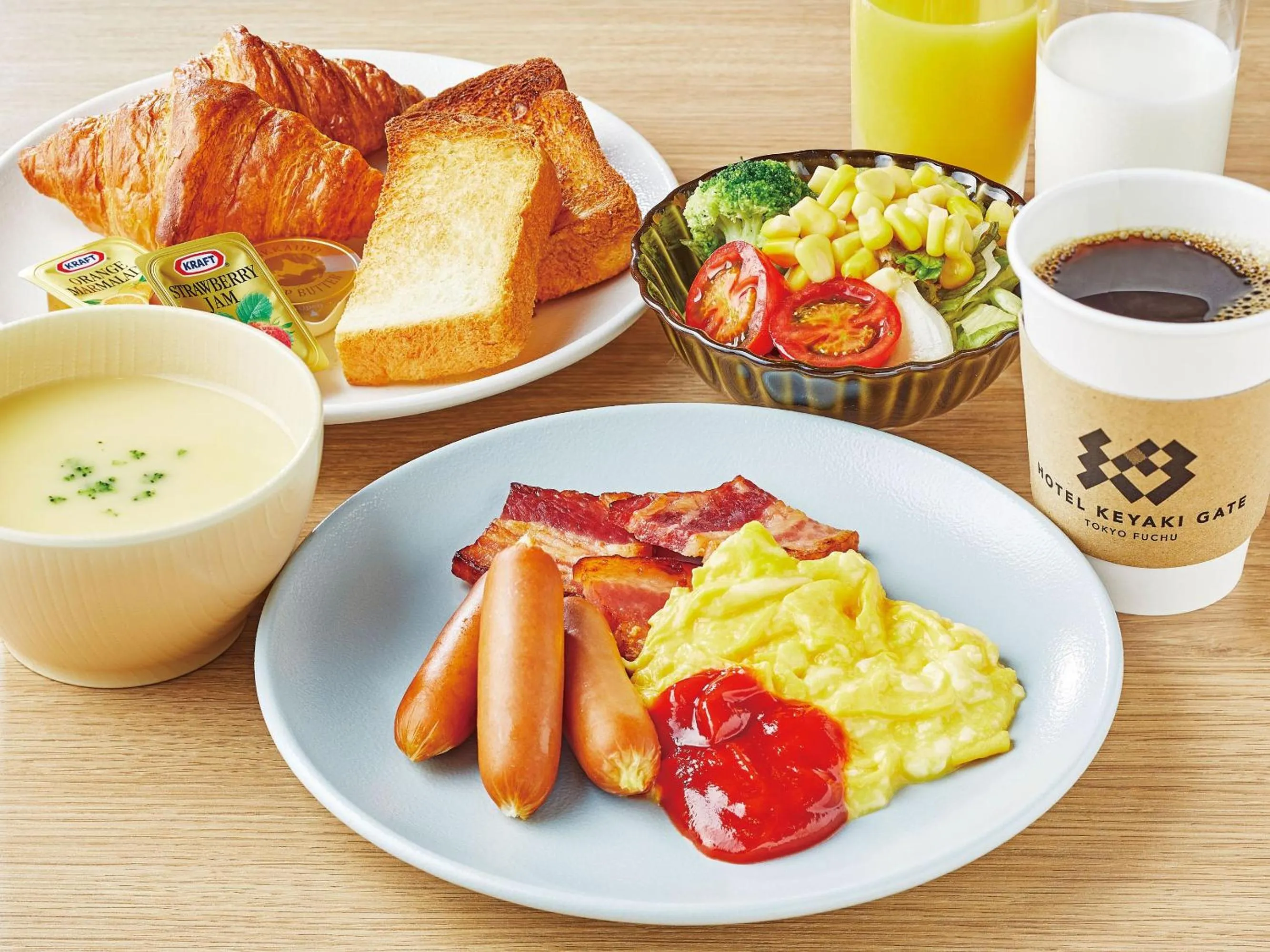 Breakfast in Hotel Keyaki Gate Tokyo Fuchu