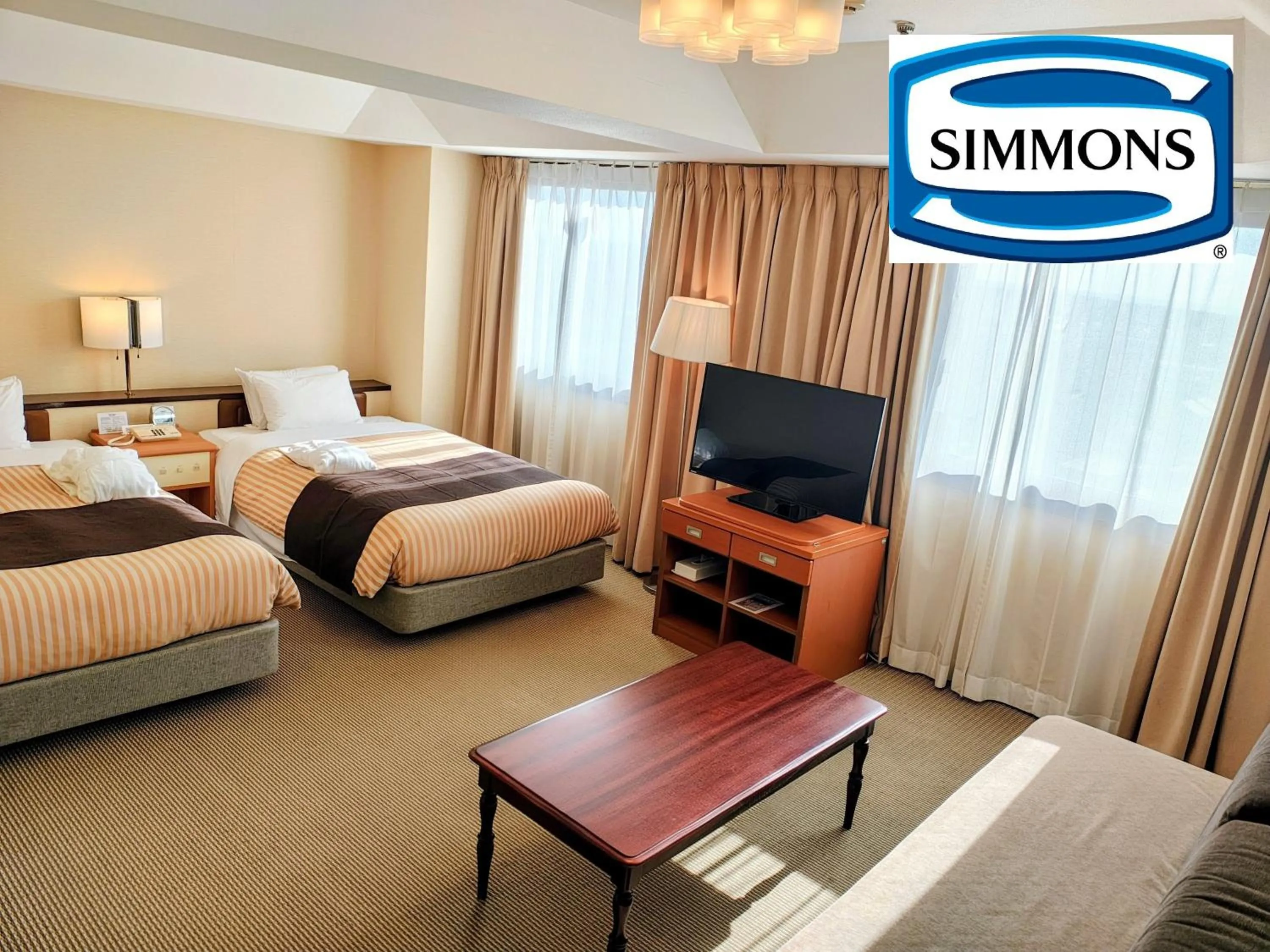 Photo of the whole room, Bed in Grand Hotel Kanachu Hiratsuka