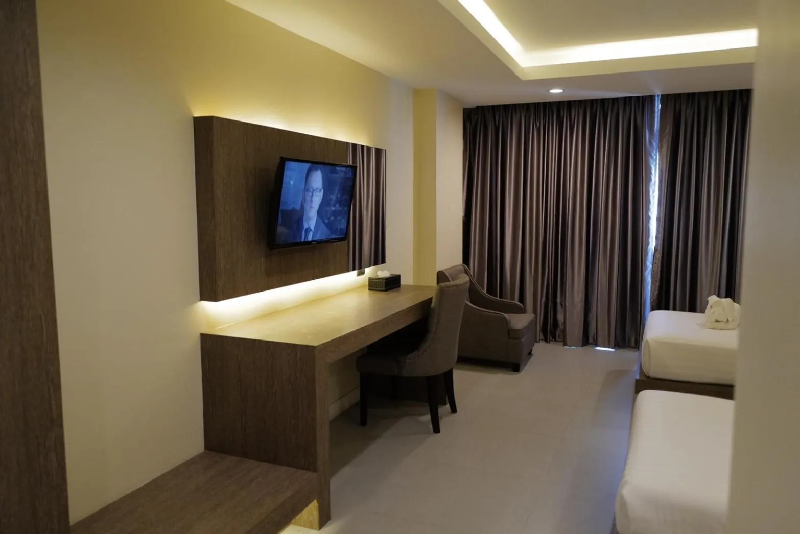 Bedroom in Hermann Hotel Pattaya - SHA Extra Plus