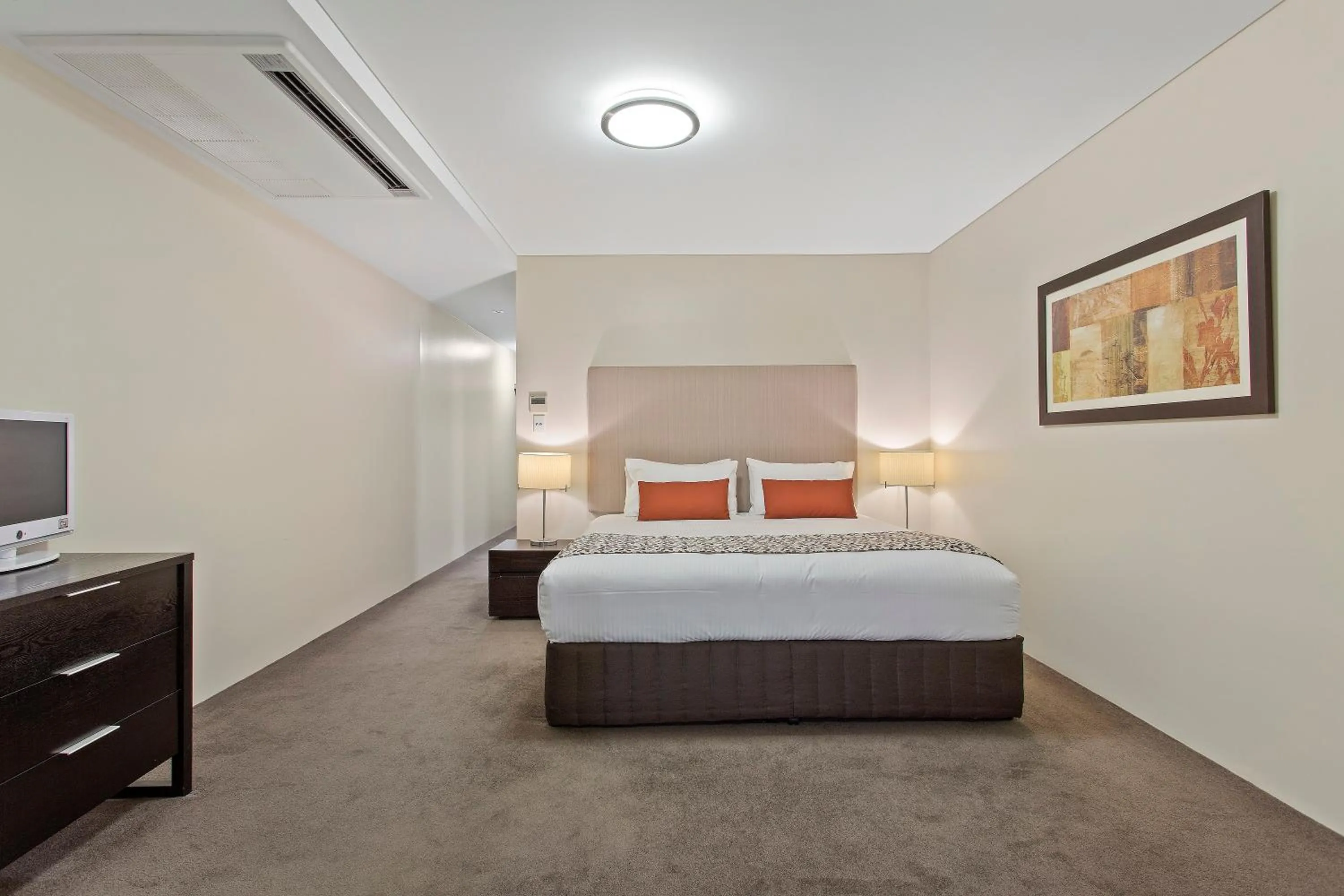 Bedroom, Bed in CBD Executive Apartments