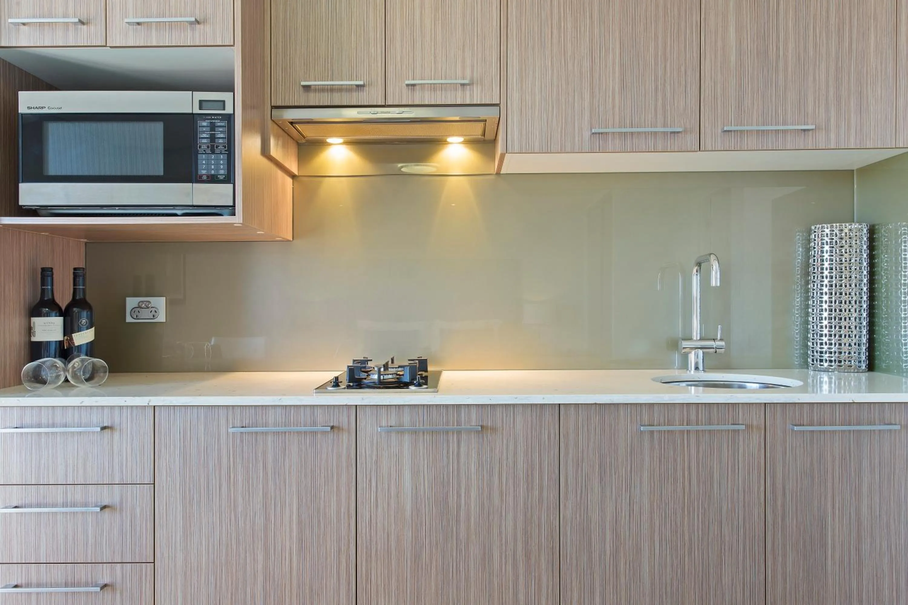 Kitchen or kitchenette in CBD Executive Apartments