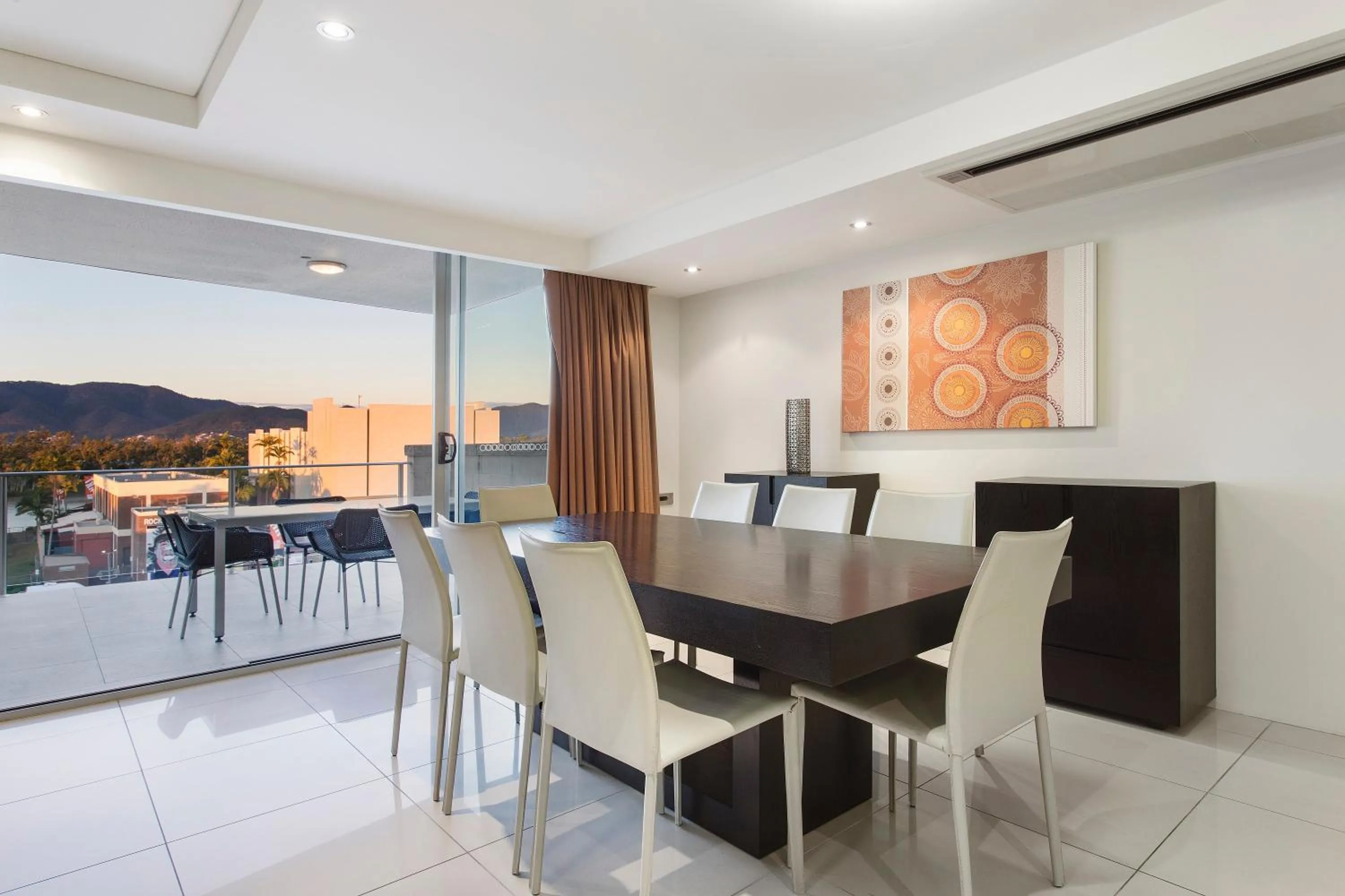 Dining area in CBD Executive Apartments