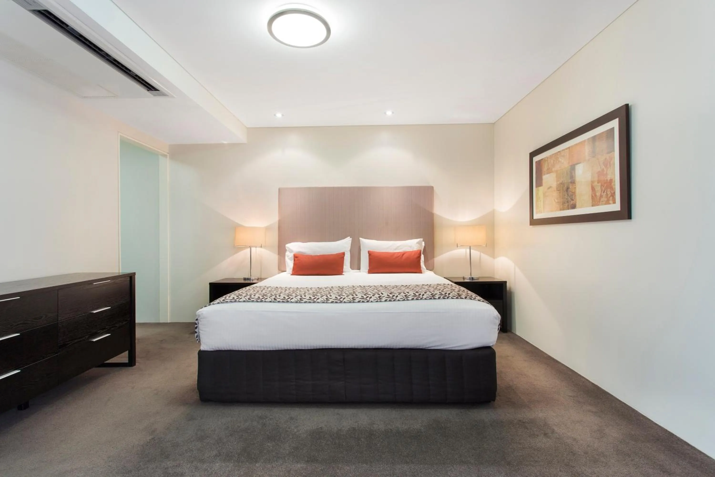 Bedroom, Bed in CBD Executive Apartments