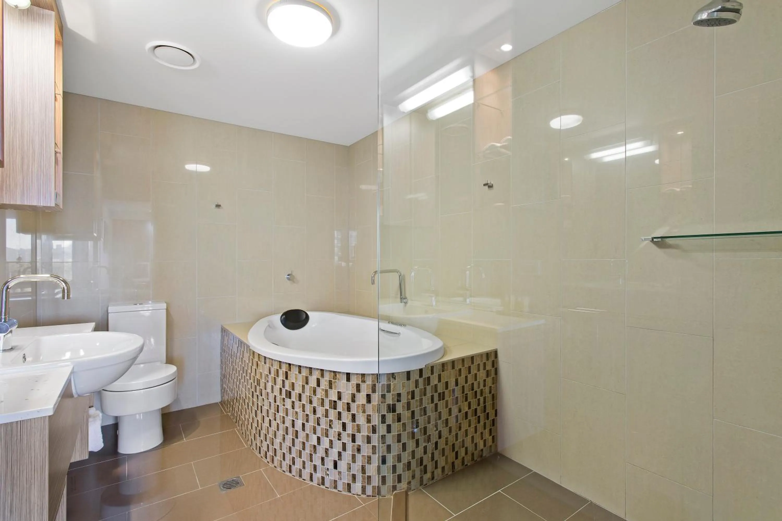 Bathroom in CBD Executive Apartments