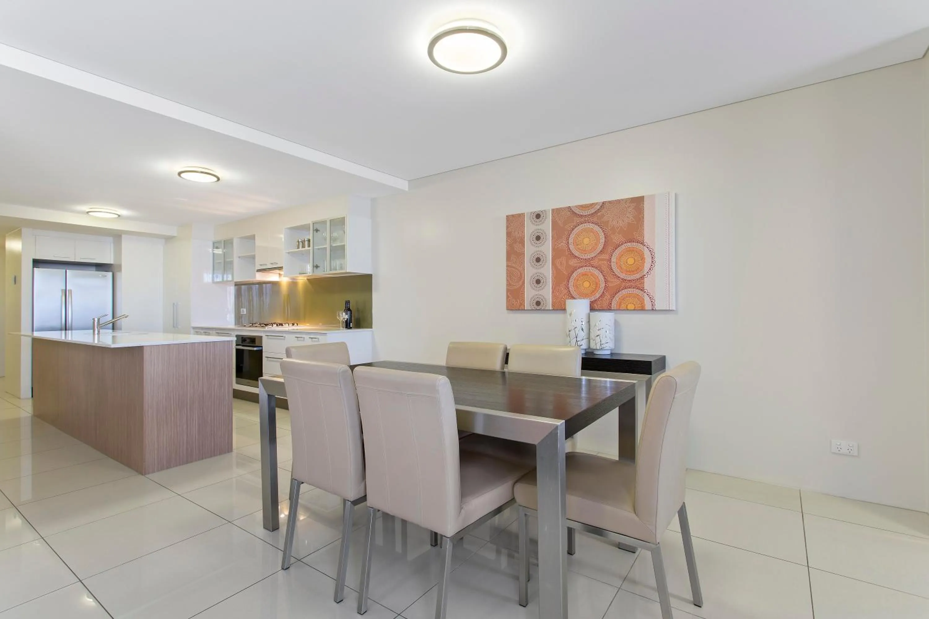 Dining area in CBD Executive Apartments