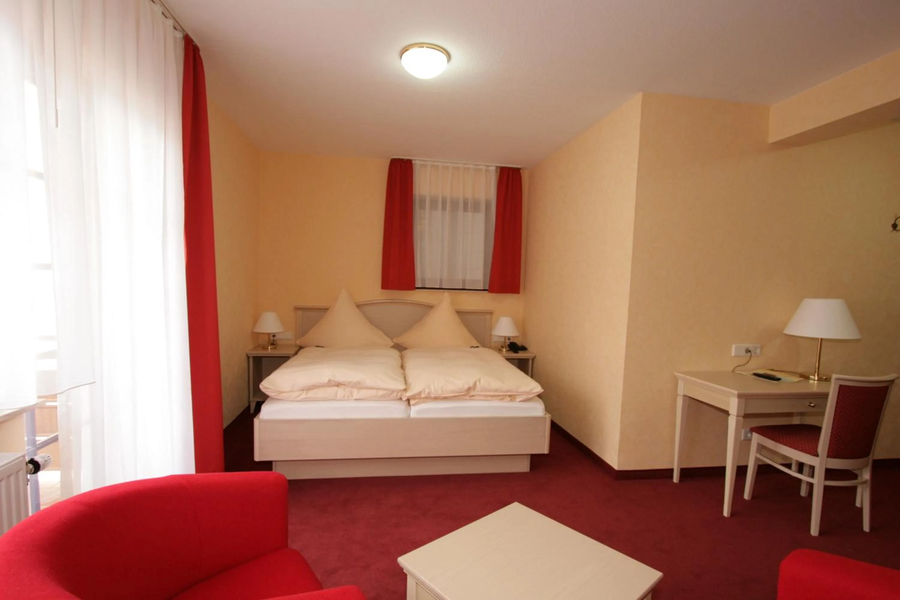 Photo of the whole room, Bed in Hotel Ännchen