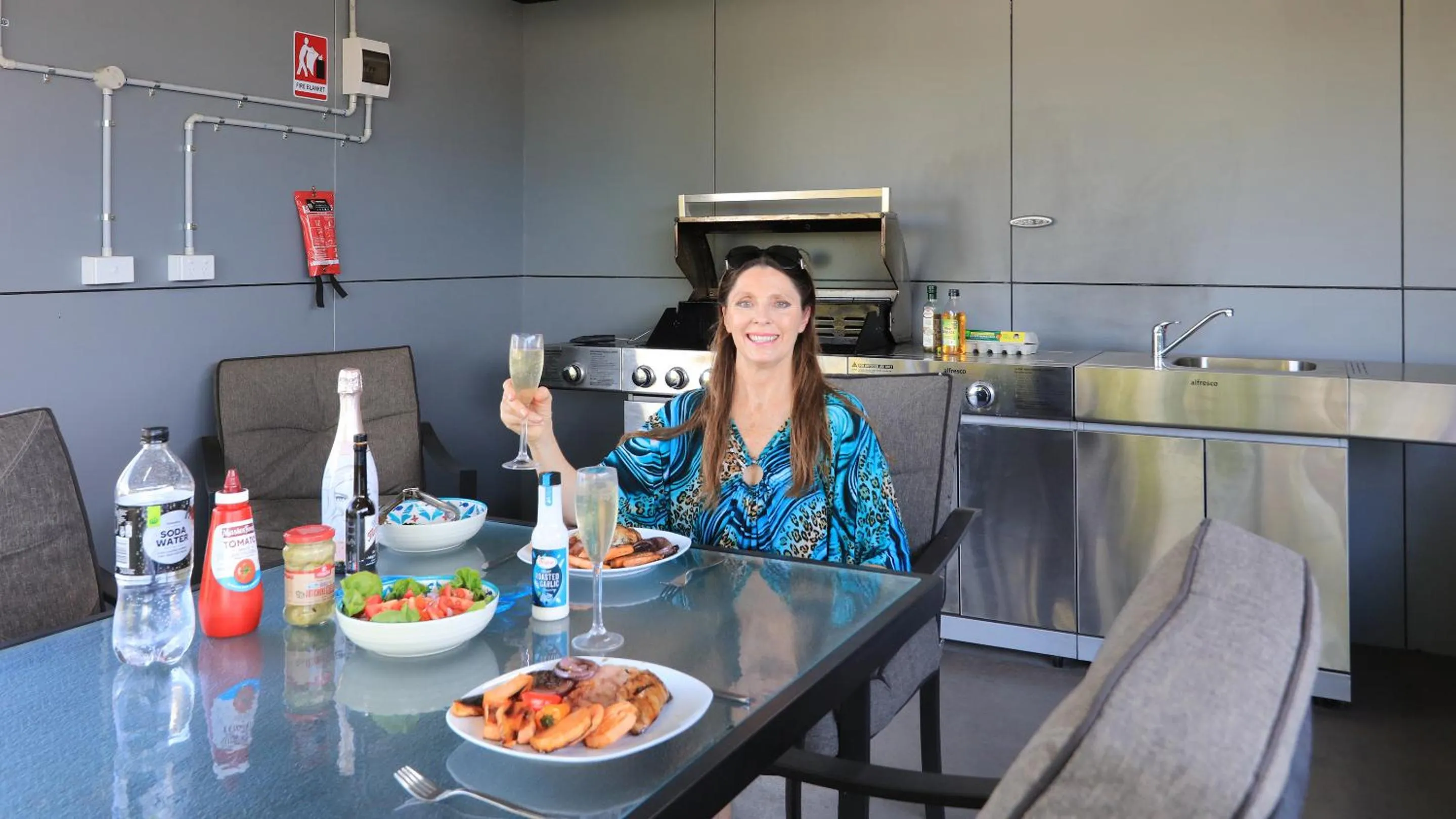 BBQ facilities in Grafton Lodge Motel