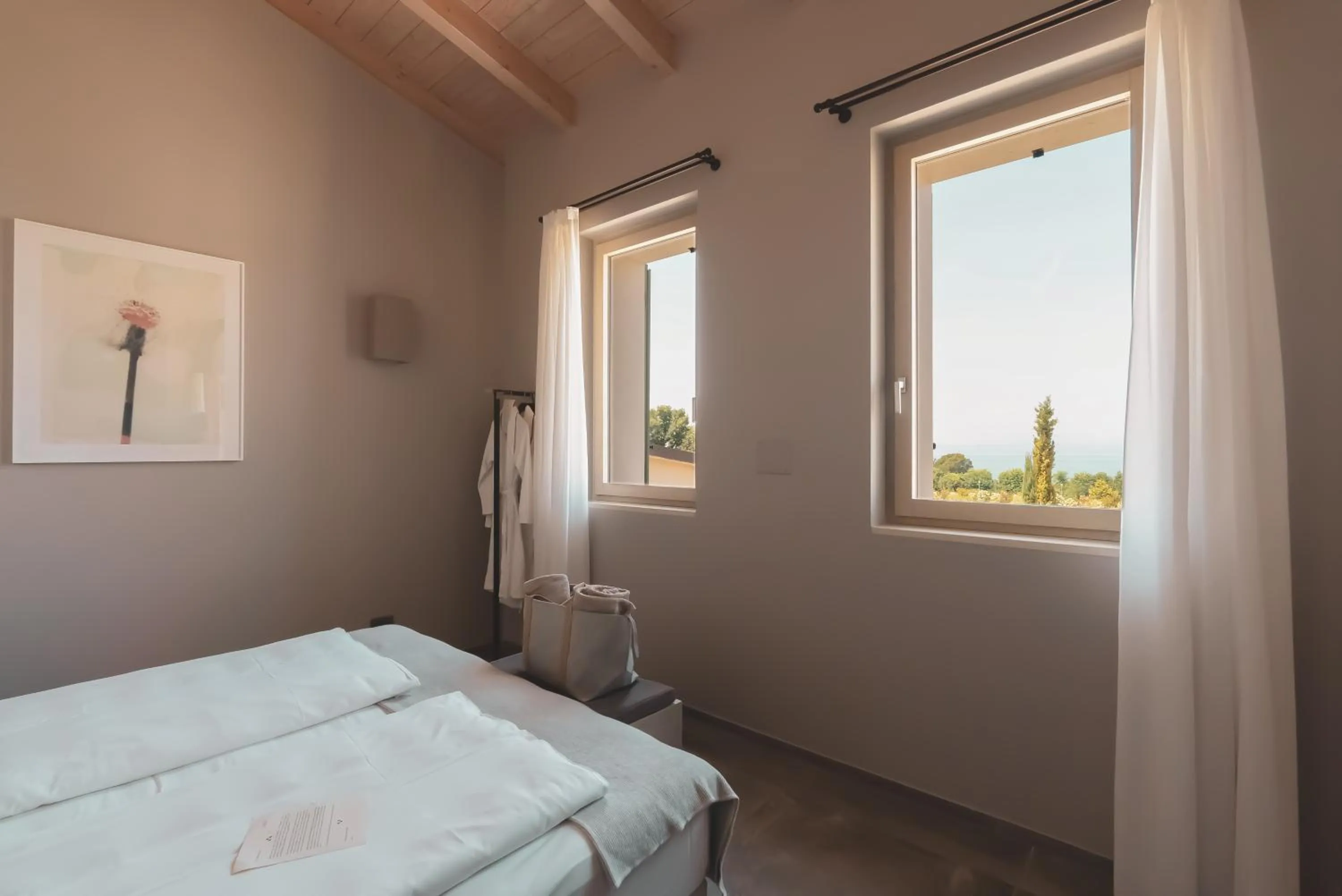 View (from property/room), Bed in Natiia Relais - Adults Only