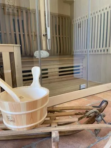 Sauna in Chambres d'hôtes la Soulenque Luxury B & B