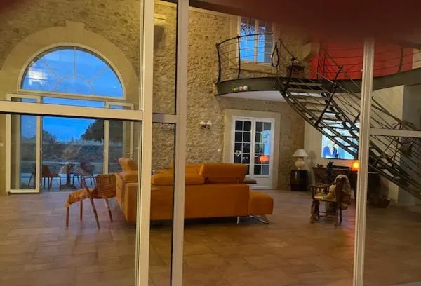 Lounge or bar in Chambres d'hôtes la Soulenque Luxury B & B