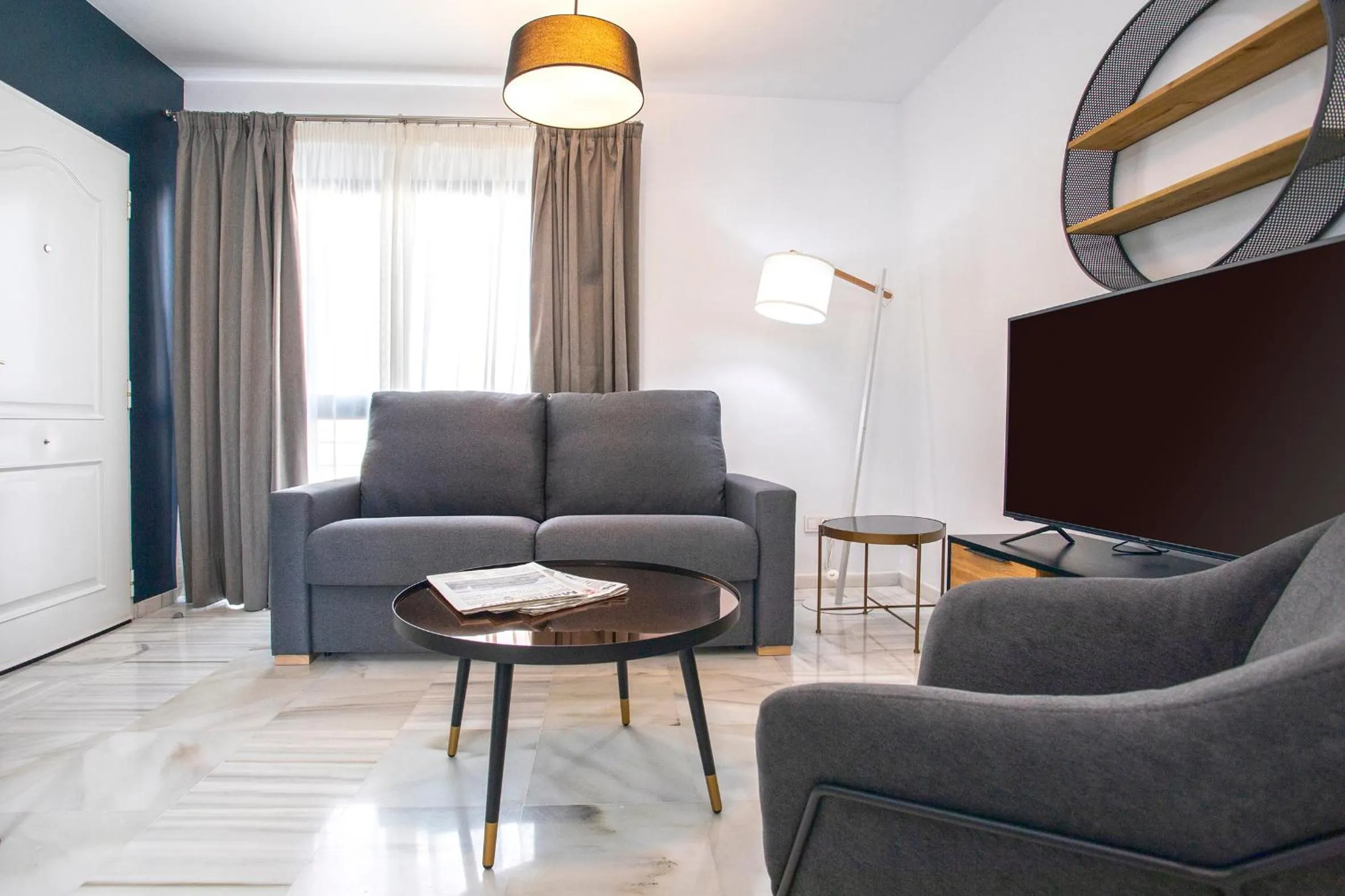 Living room in Málaga Rivas 34 Suites Homes