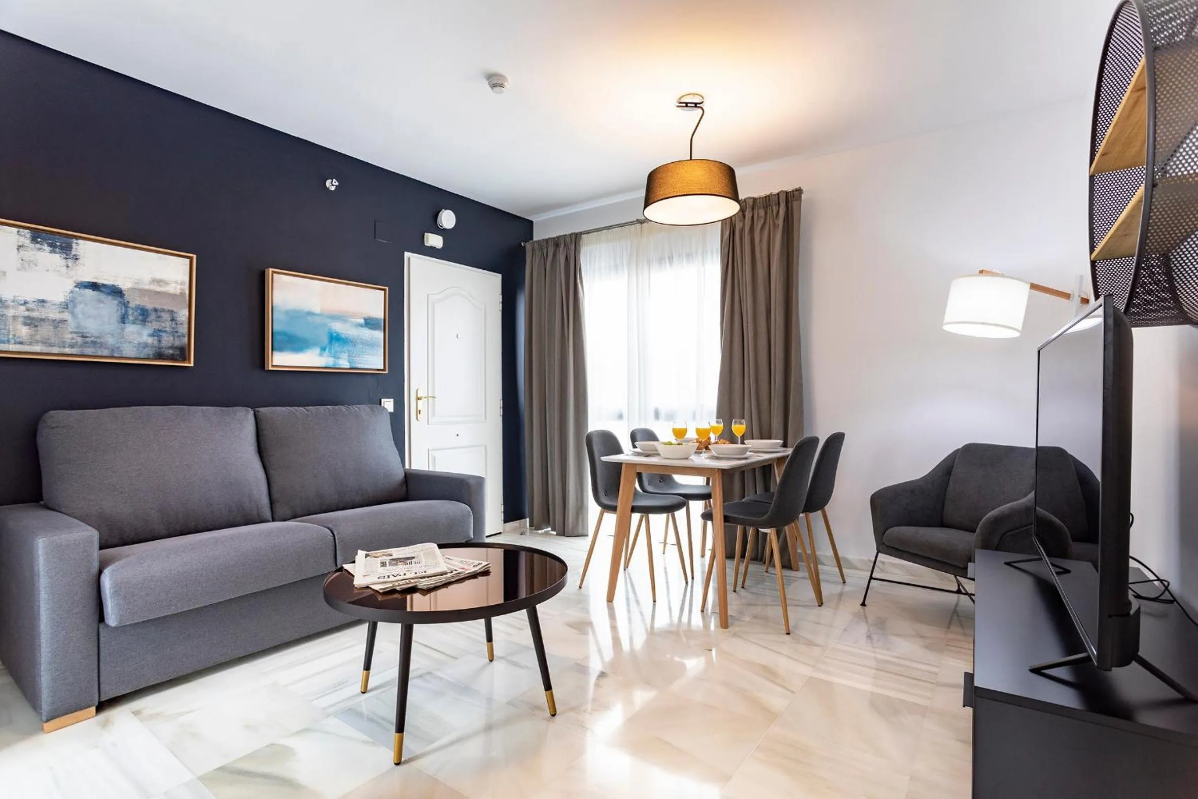 Living room in Málaga Rivas 34 Suites Homes