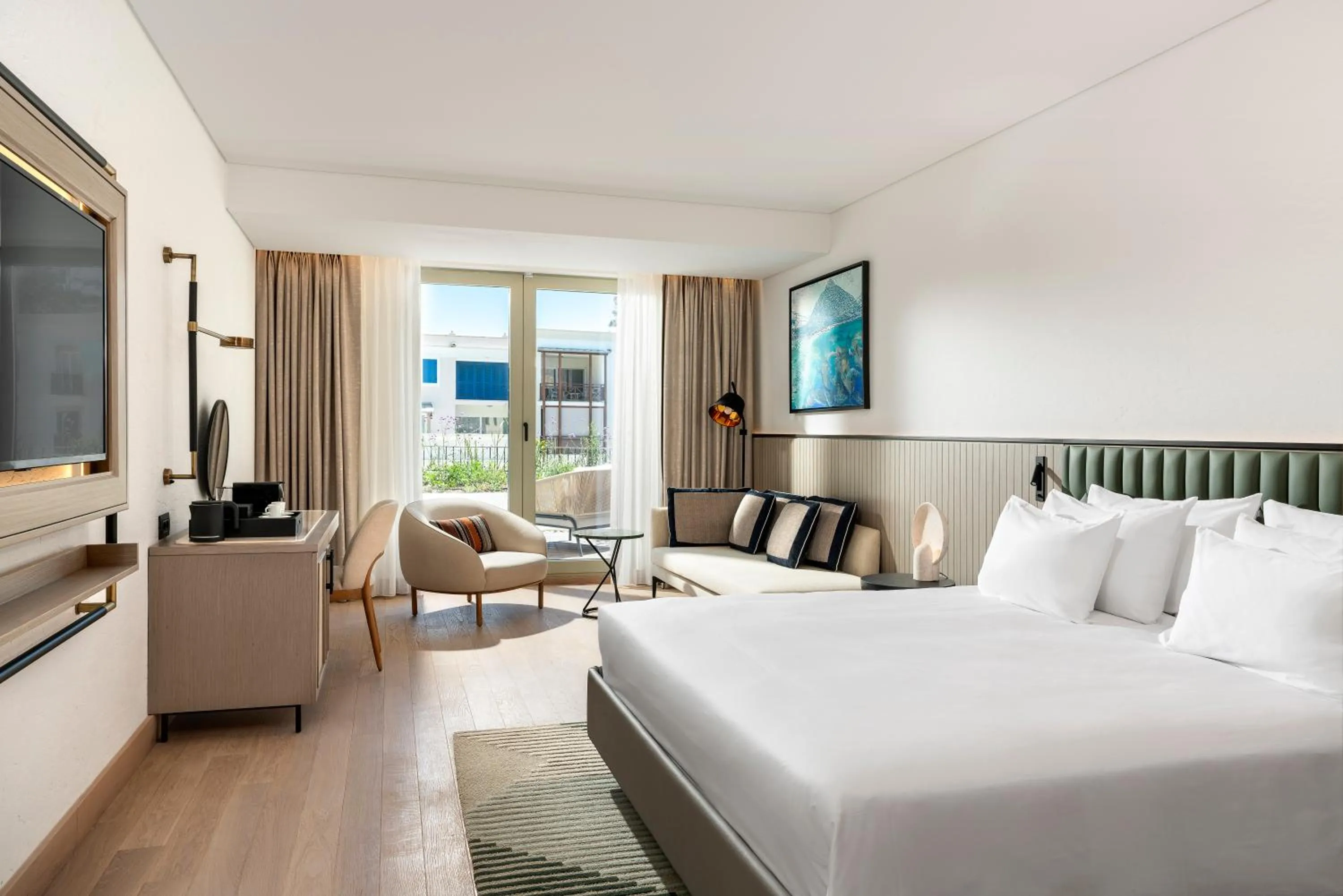 Bed in Radisson Collection Hotel, Bodrum