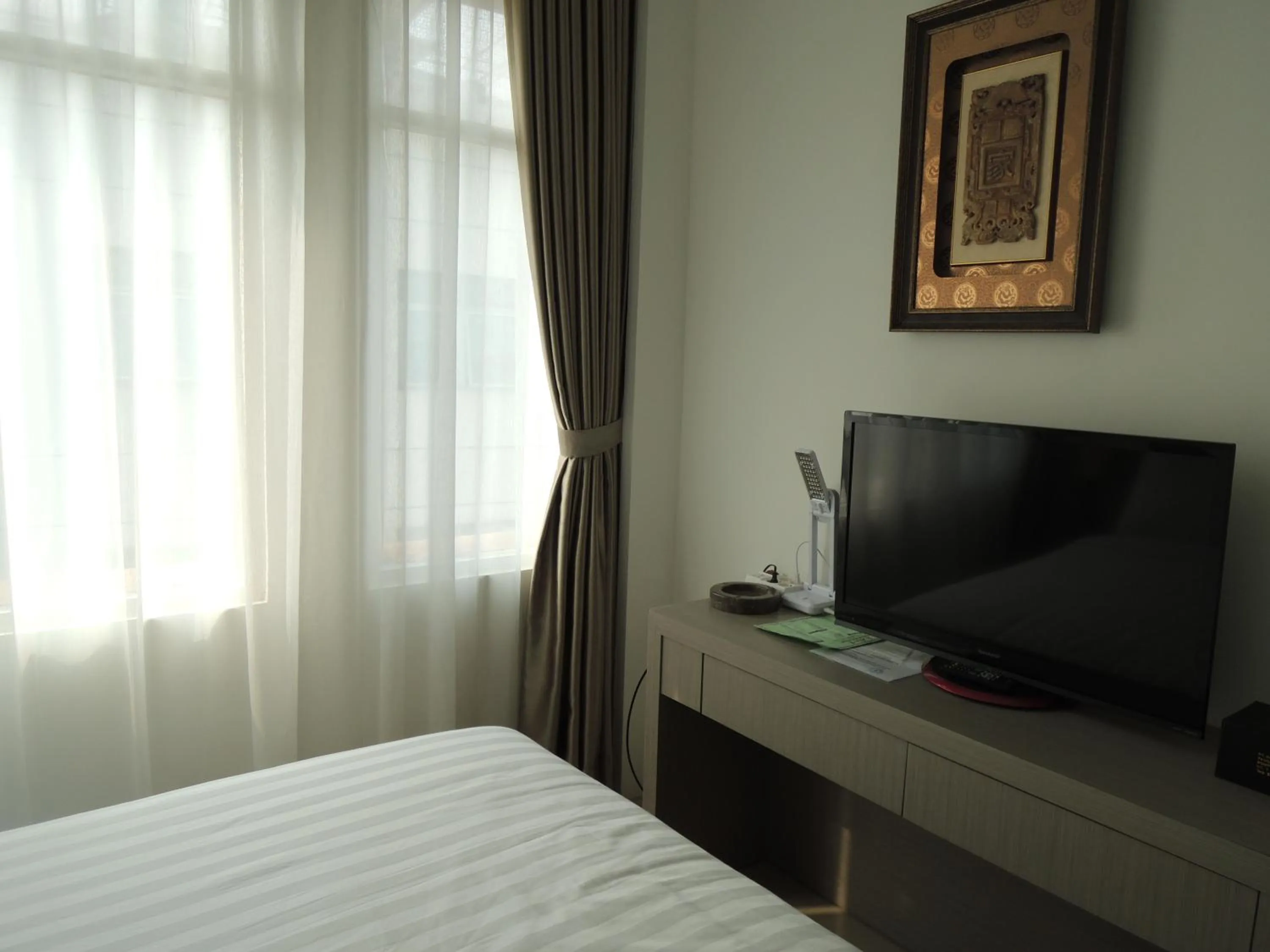 TV and multimedia, Bed in Hotel 55
