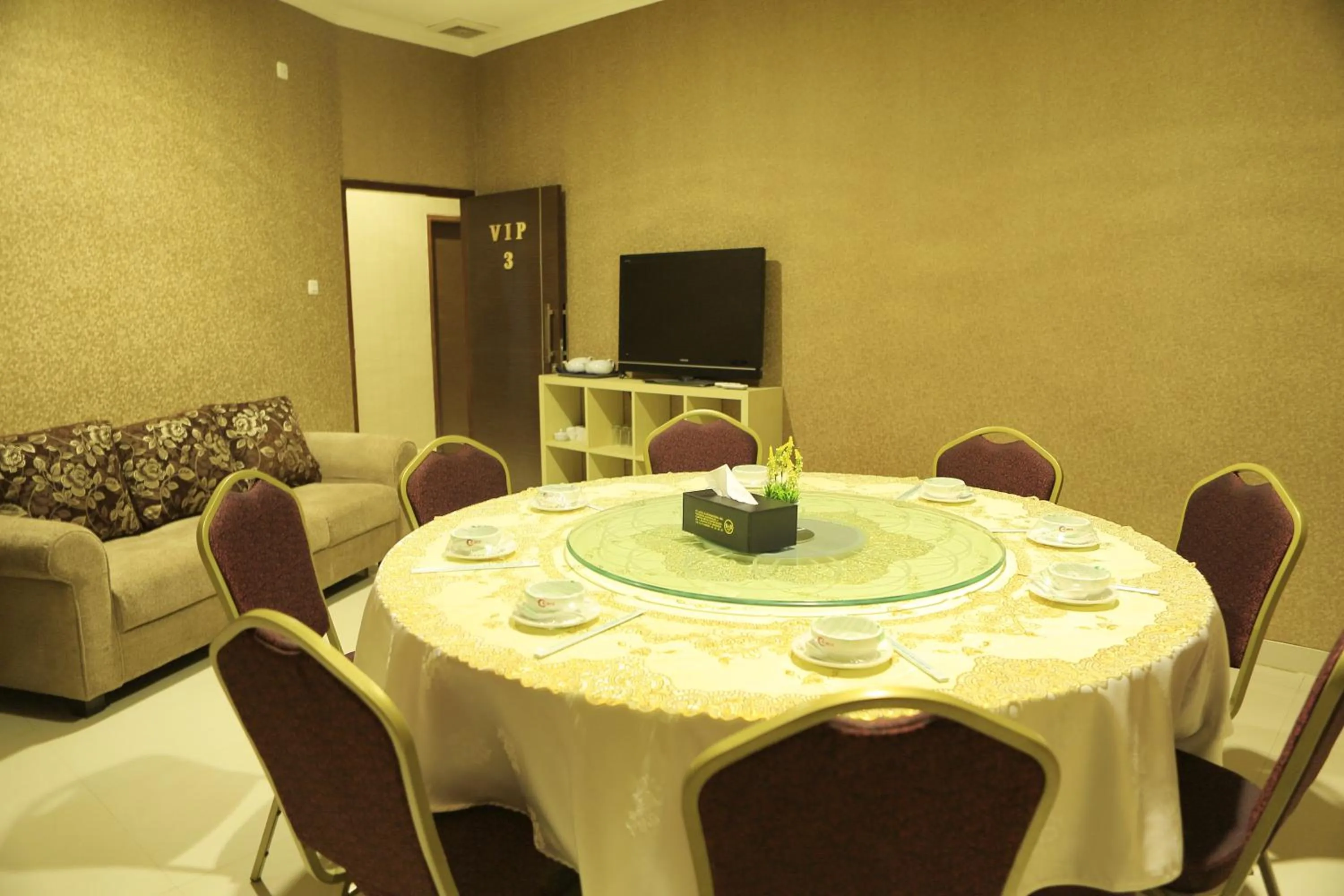 Seating area in Hotel 55