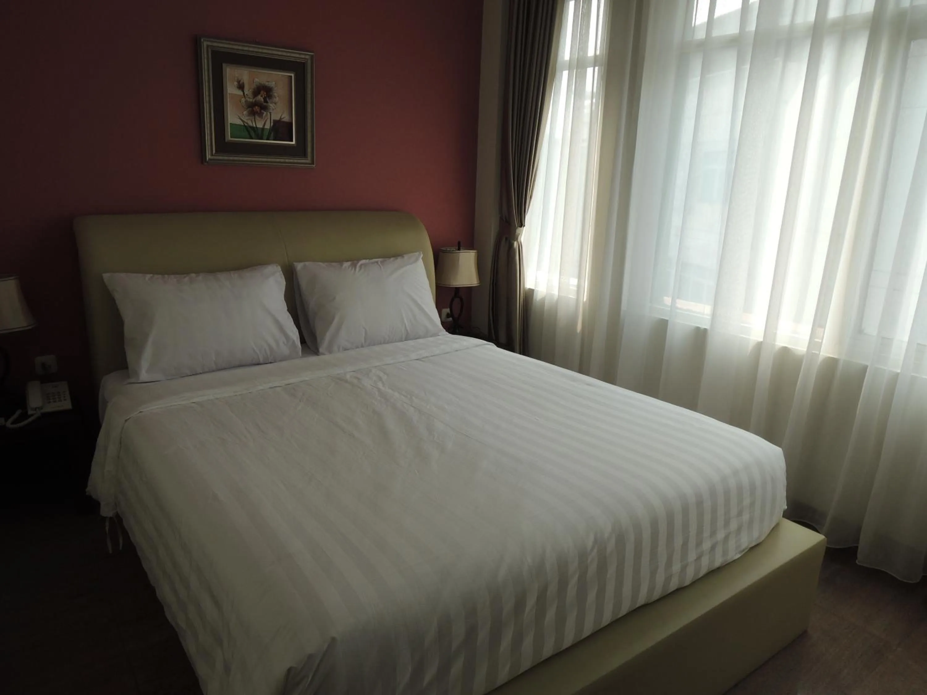 Bed in Hotel 55