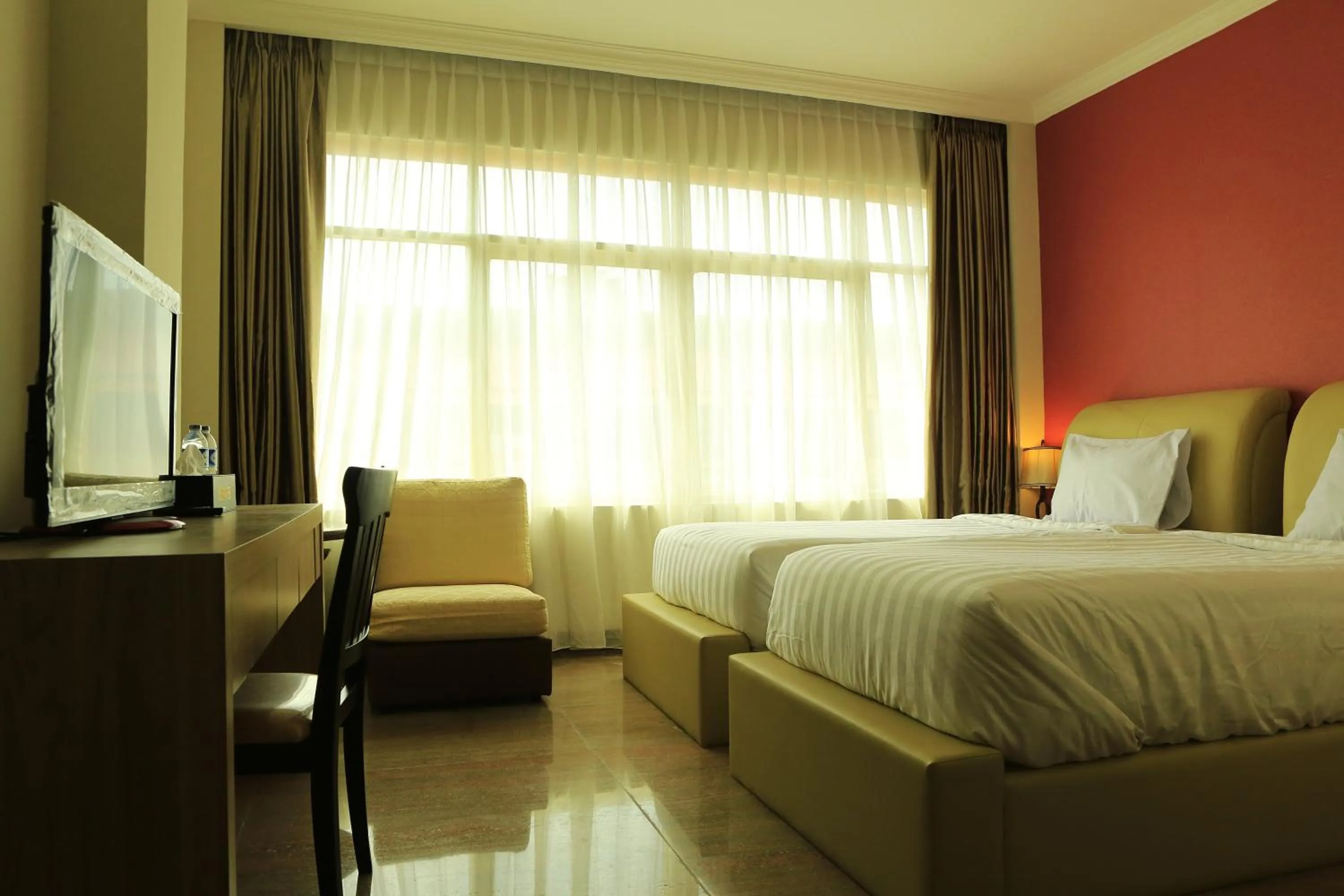 TV and multimedia, Bed in Hotel 55