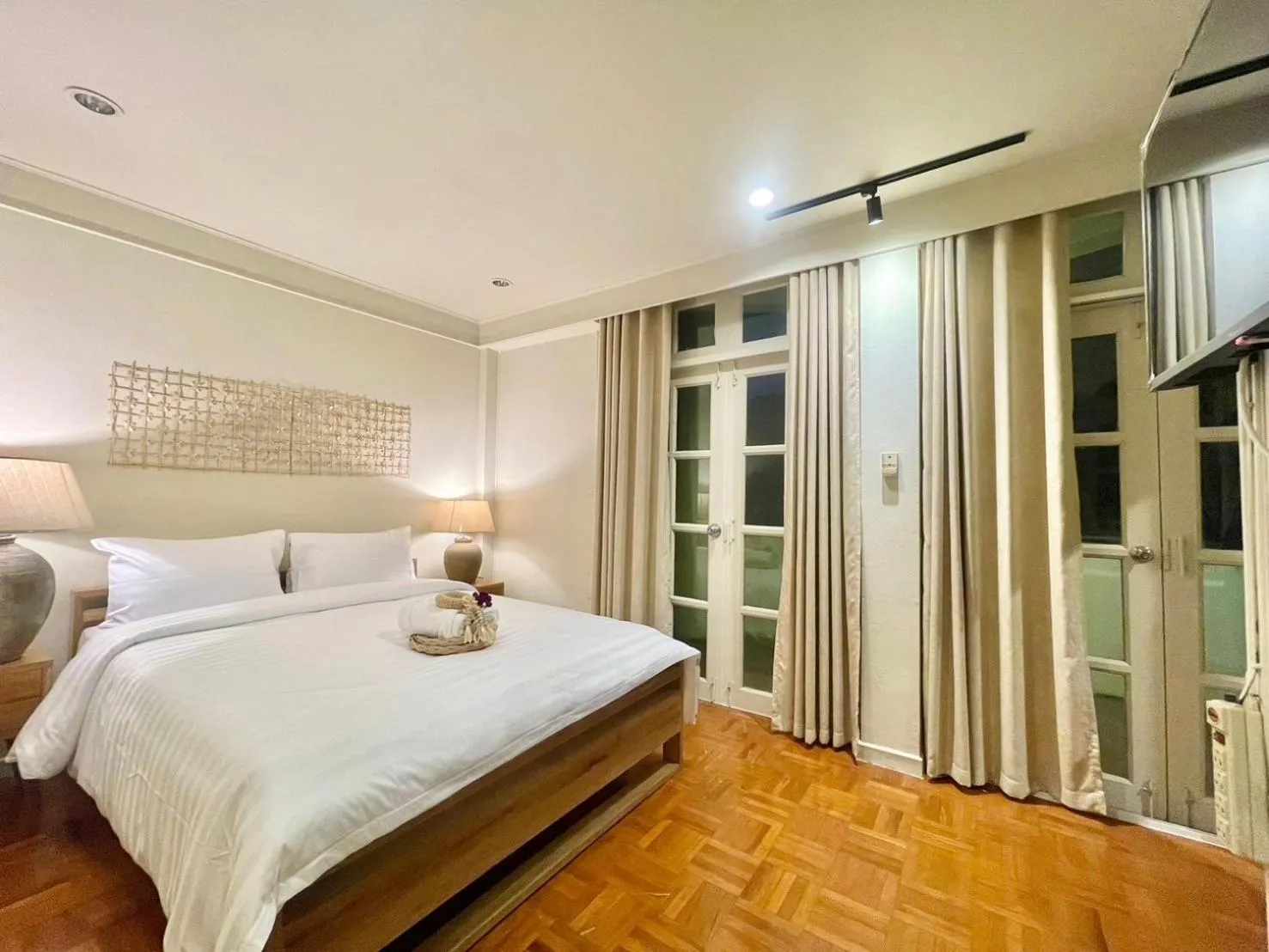 Bed in Sabaiday Guesthouse Nimman