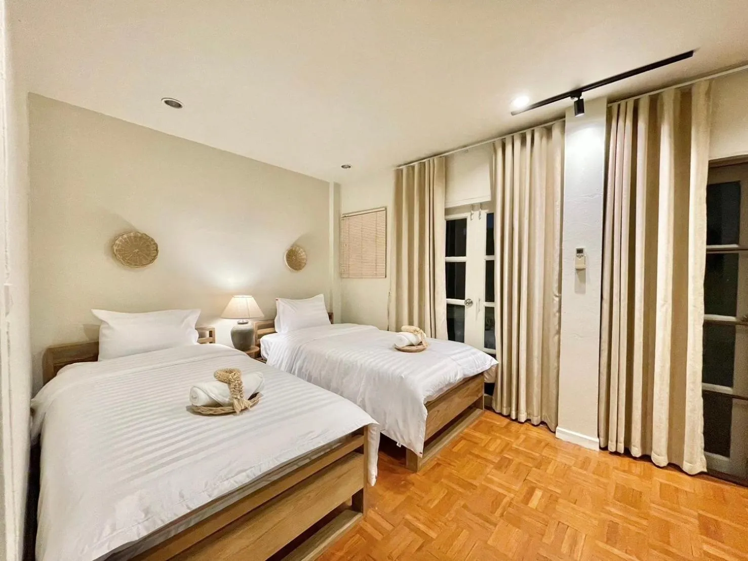 Bed in Sabaiday Guesthouse Nimman